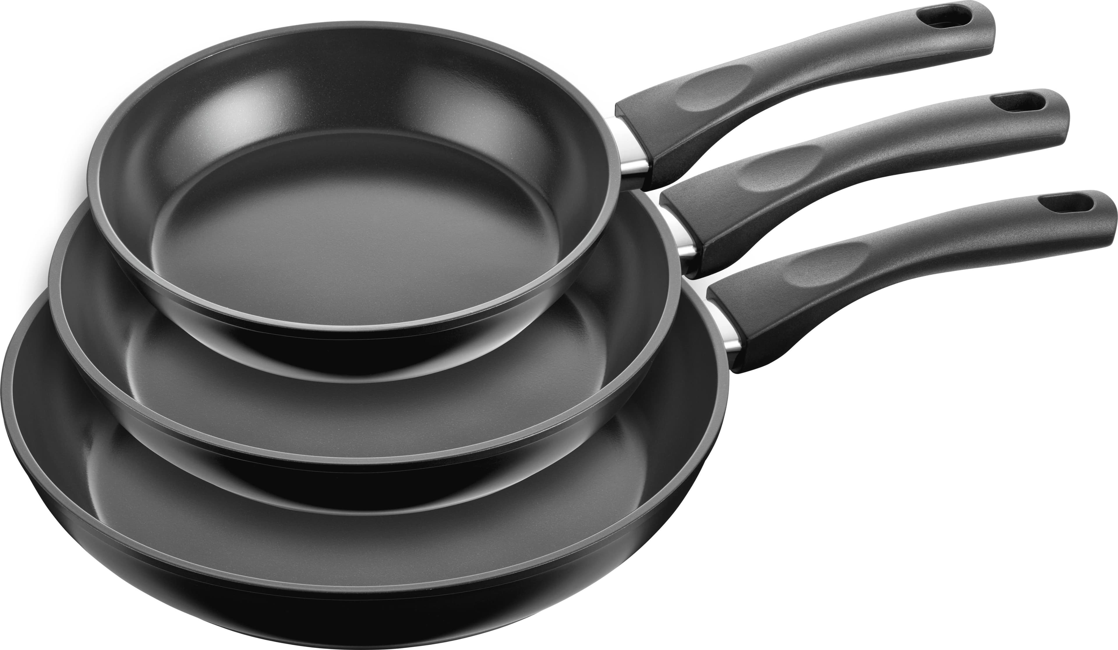 HENCKELS by ZWILLING Pfannen-Set Sleek Schwarz Keramikbeschichtung