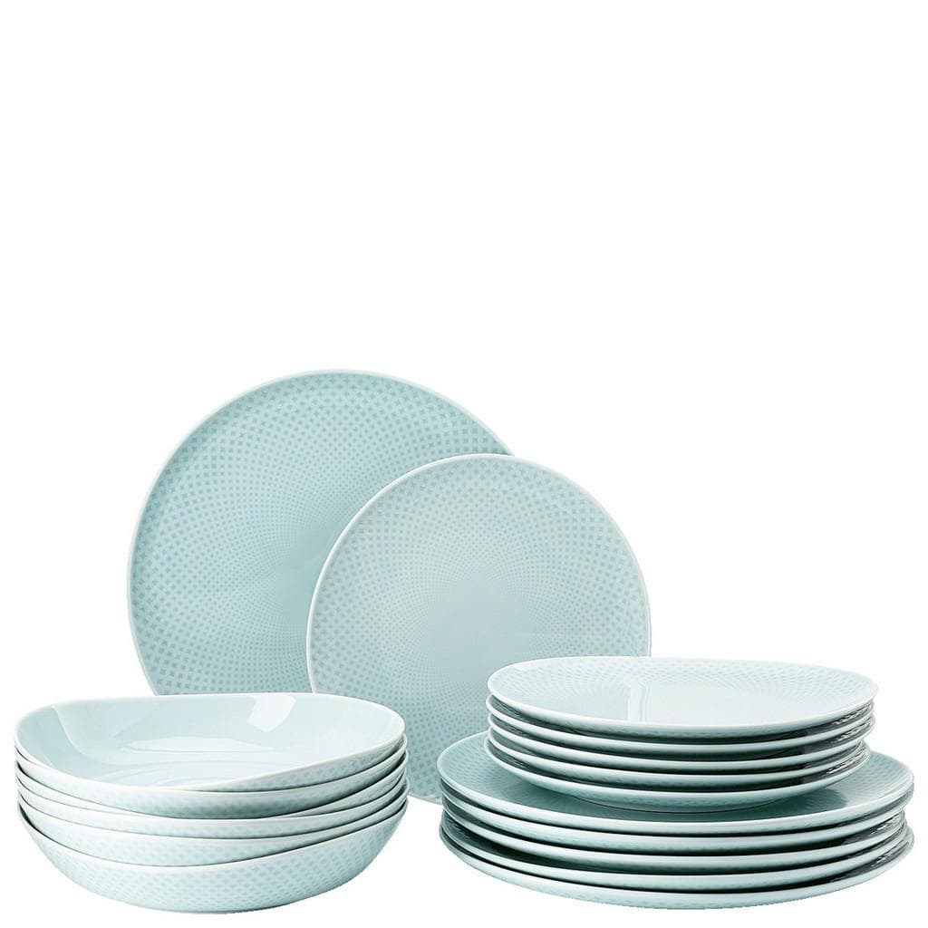 Rosenthal Kombiservice Junto 18-teilig Salbeigrün Keramik