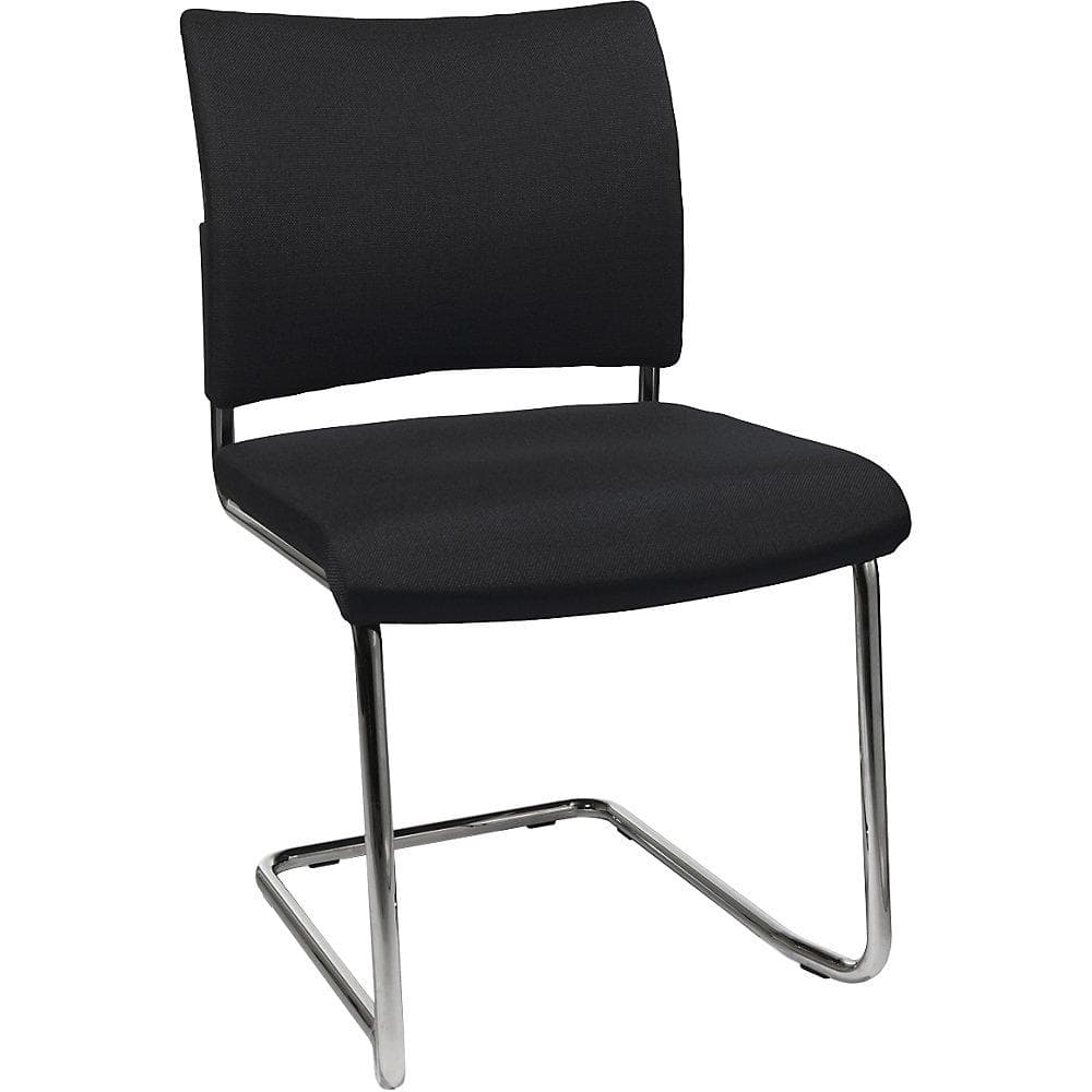 Topstar Besucherstuhl Stapelbar Schwarz Freischwinger