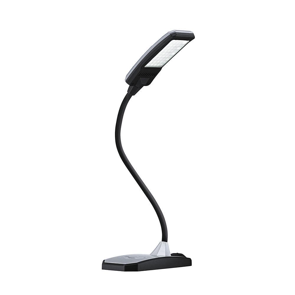 Hansa LED-Schreibtischlampe TWIST silber mit USB-Anschluss