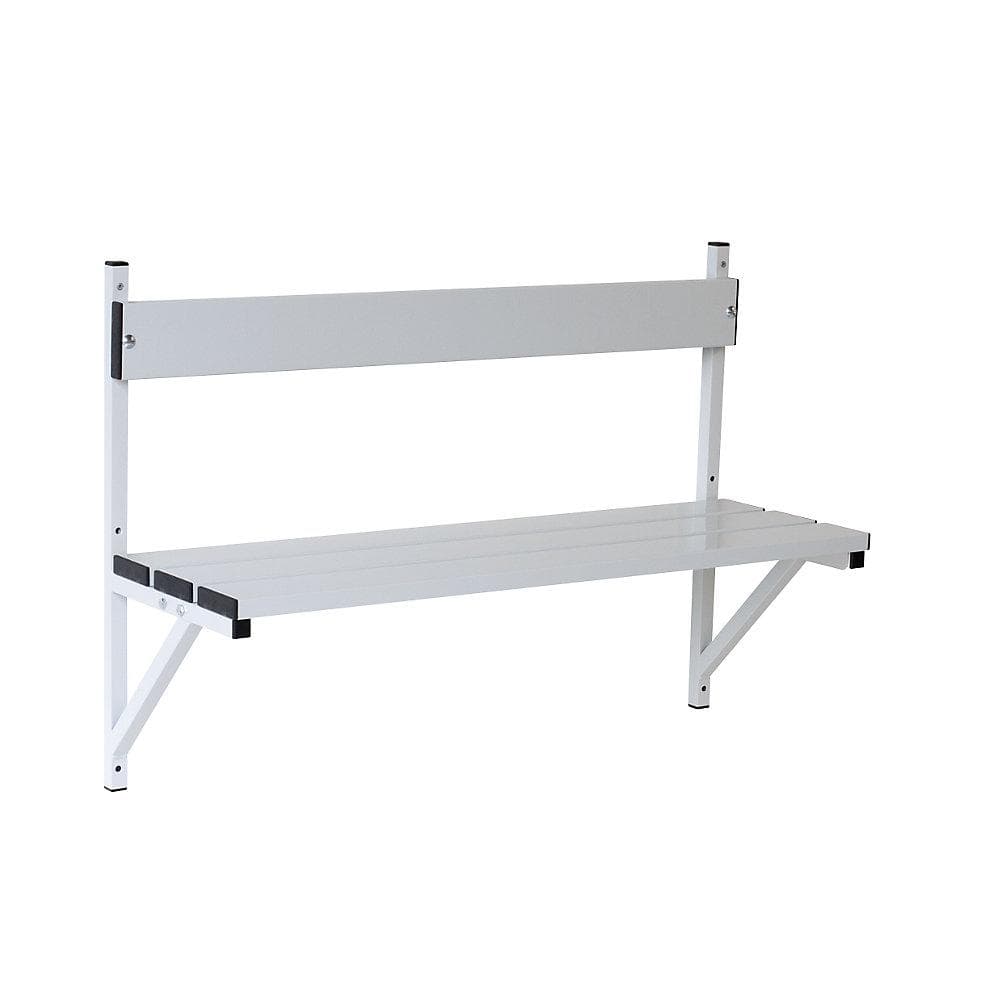 Kaiserkraft Sypro Wandbank Aluminium Edelstahl 1015mm Grau