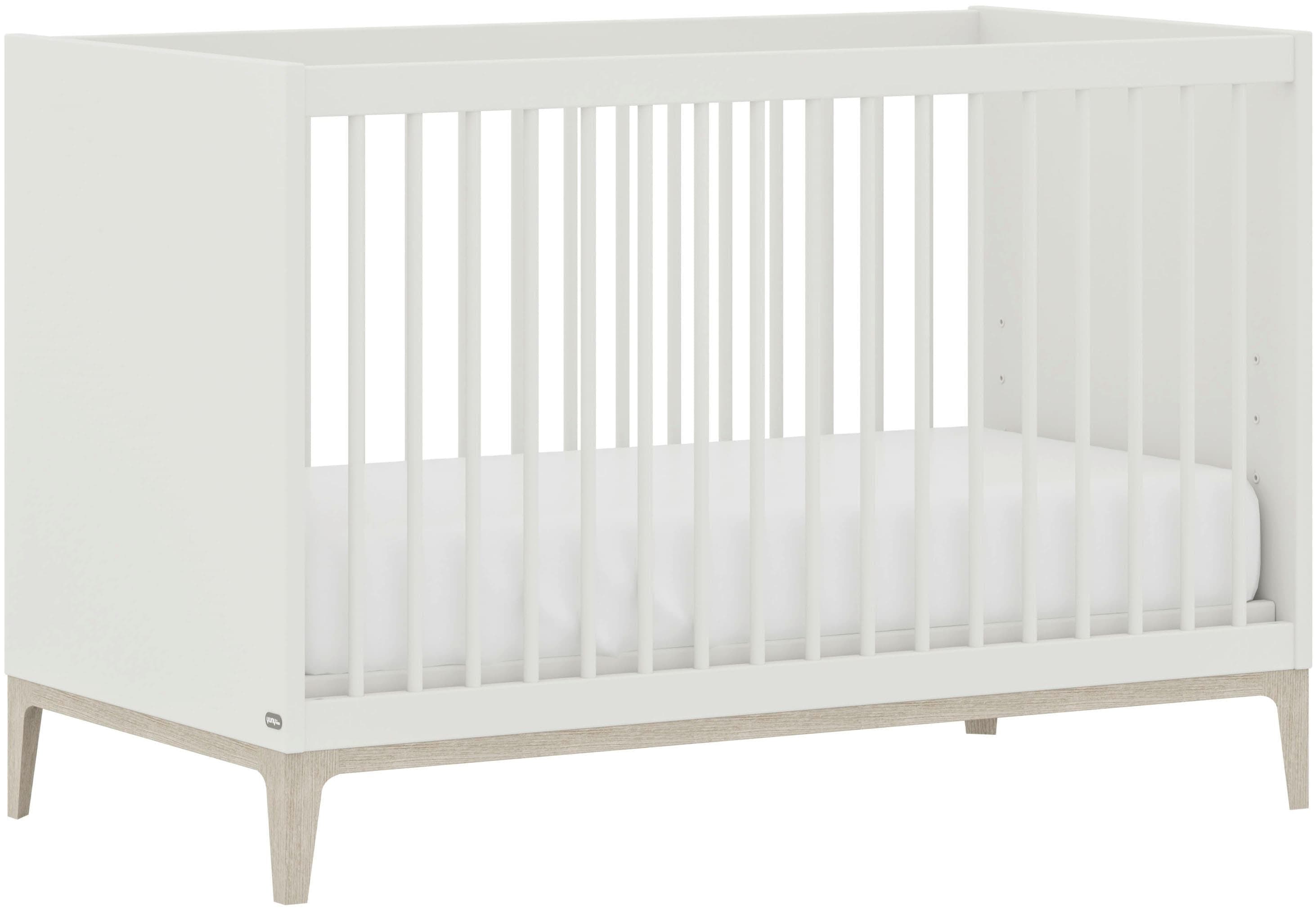 PAIDI Babybett CUTIE LEA Off-White 4-fach höhenverstellbar