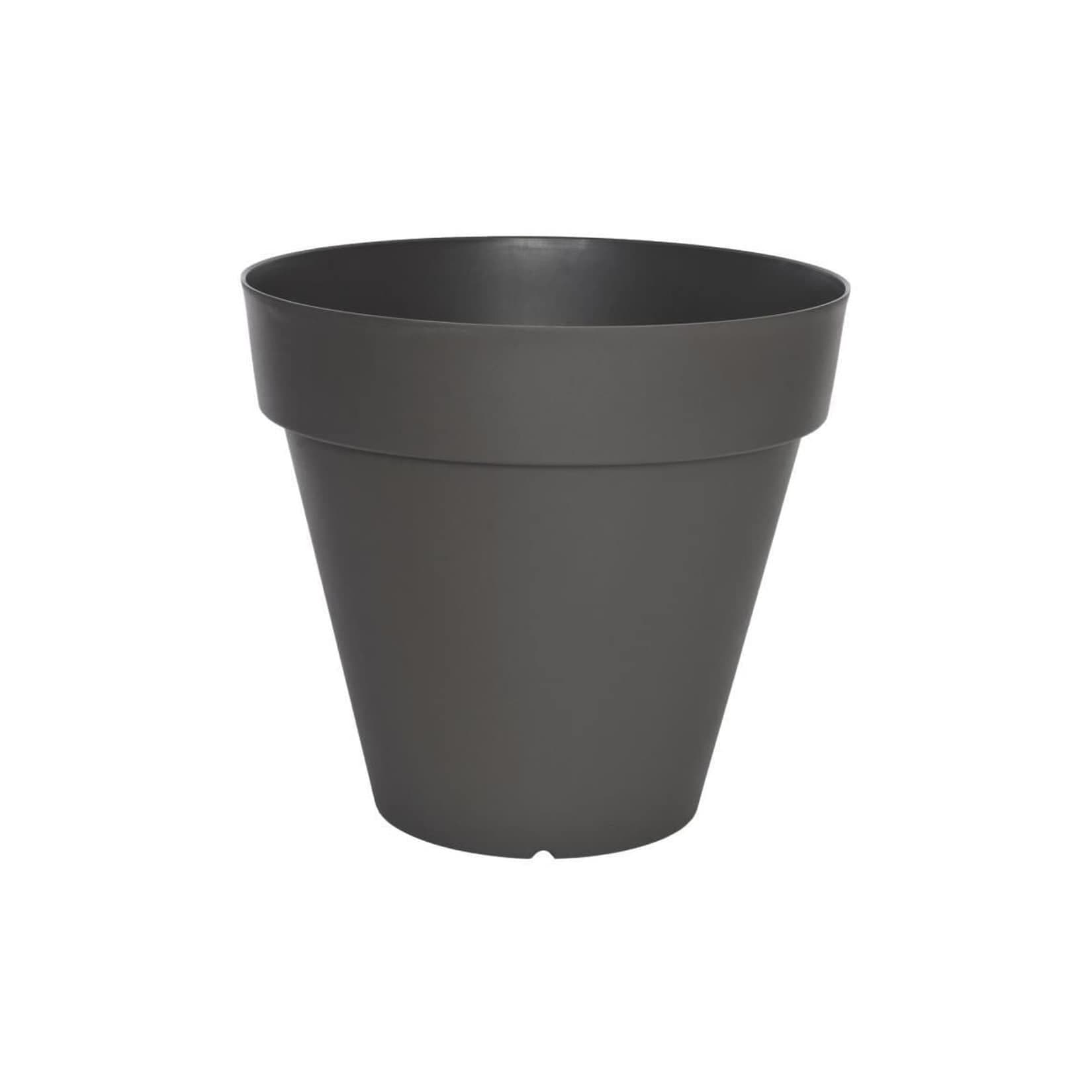 RIVIERA Soleilla Mülleimer Rund 50 Liter Grau