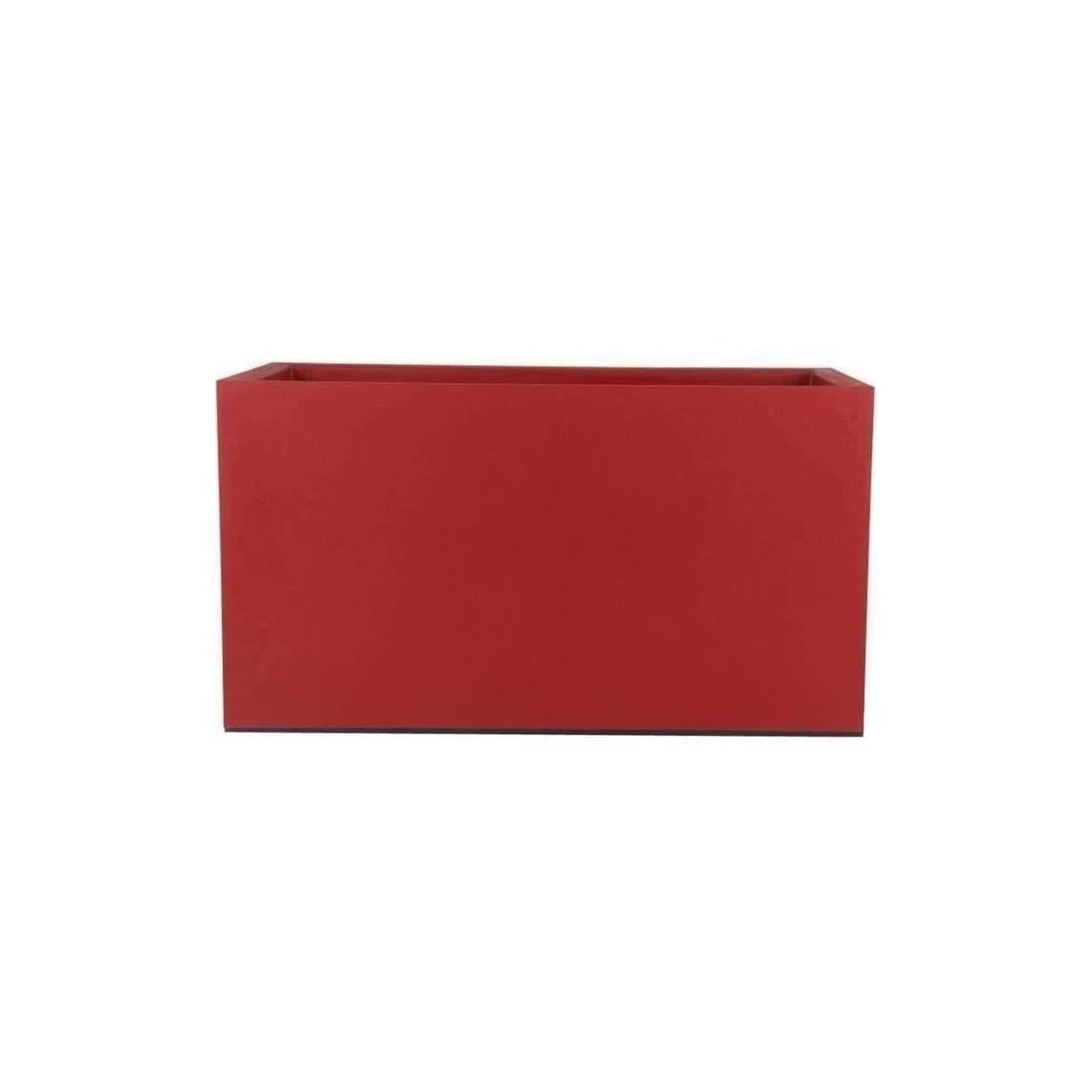 RIVIERA Blumenkübel aus Granit rot