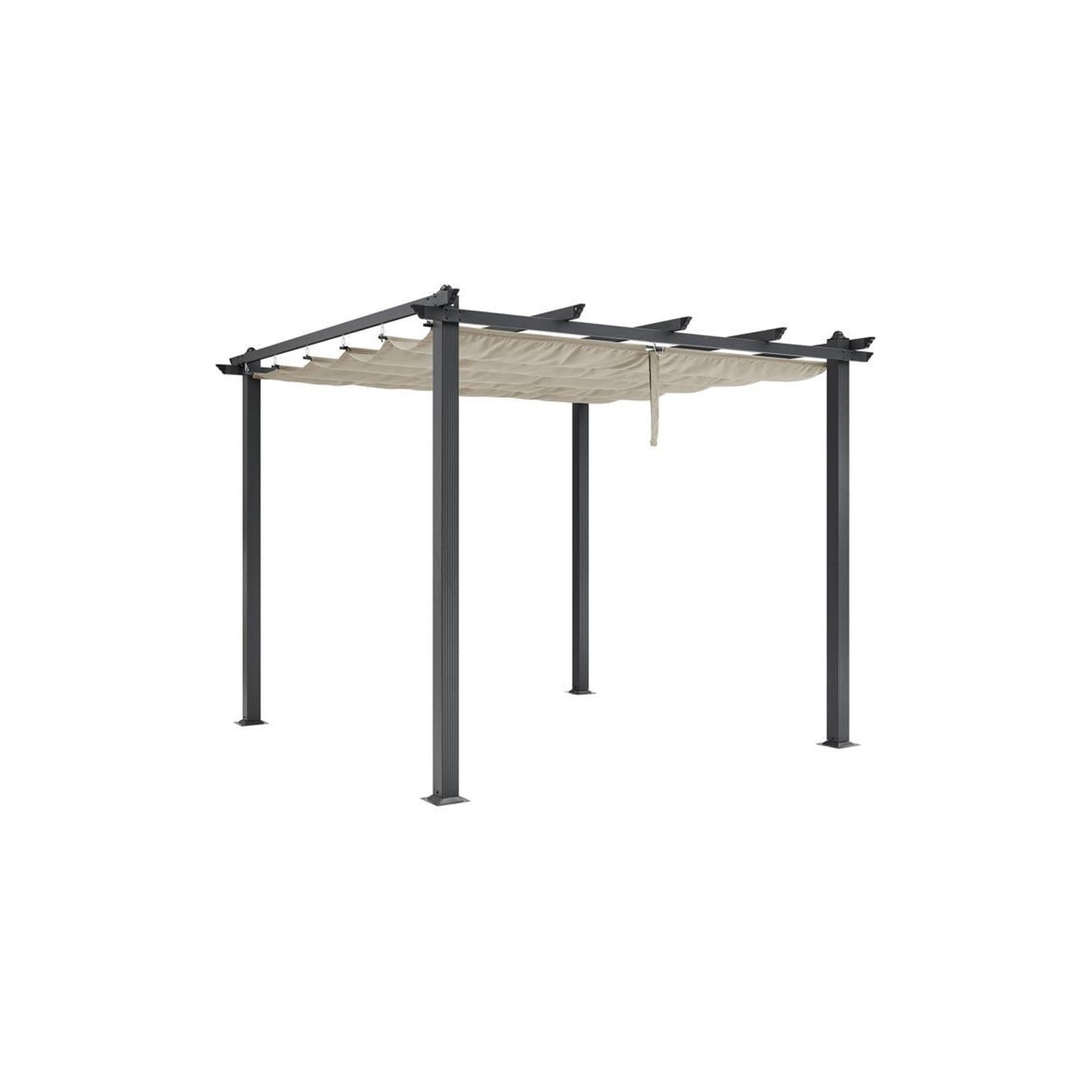 CALVI CORDOBA Aluminium-Pergola Beige 3x3m