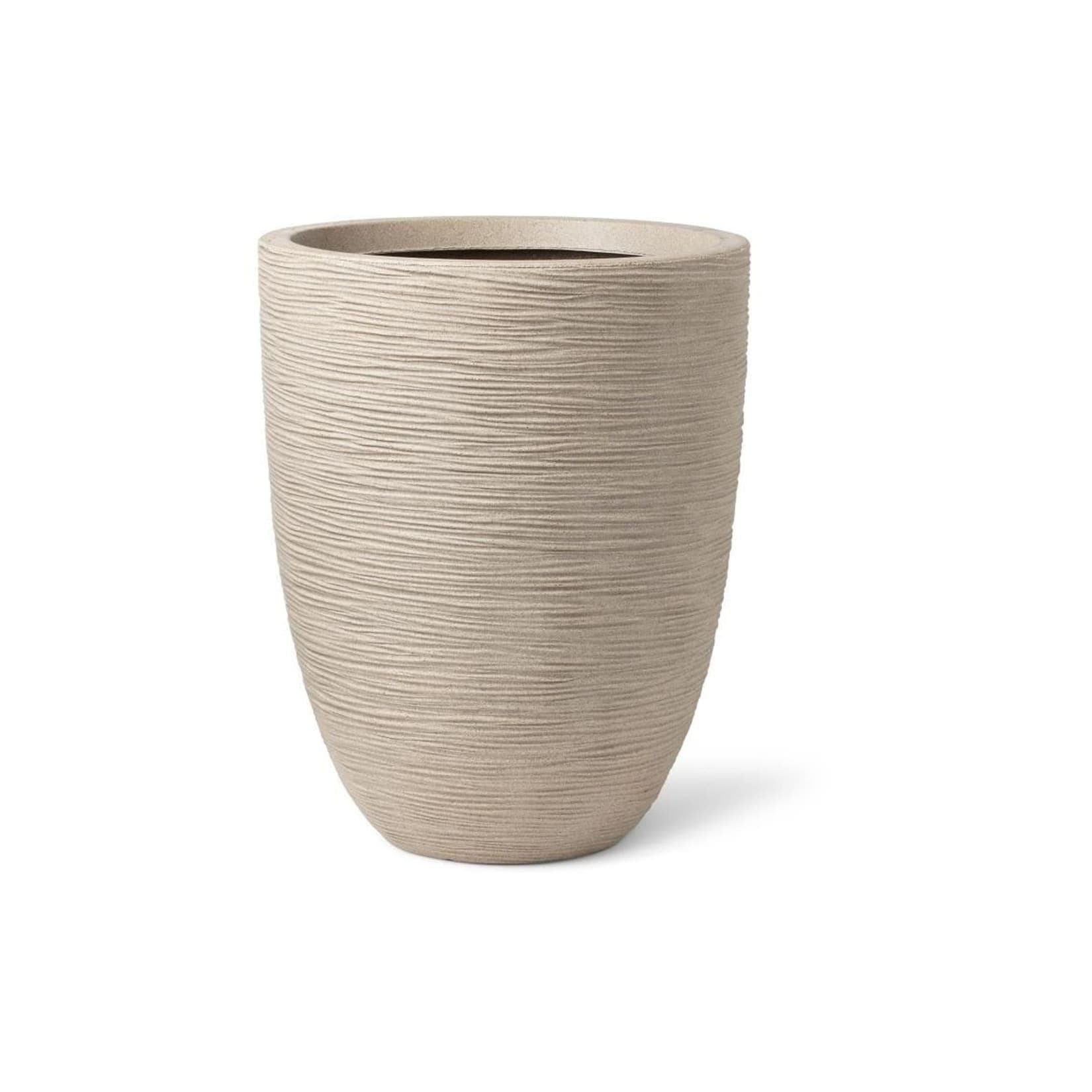 CAPI EUROPE Elegante Vase Beige Terrazzo UV-beständig