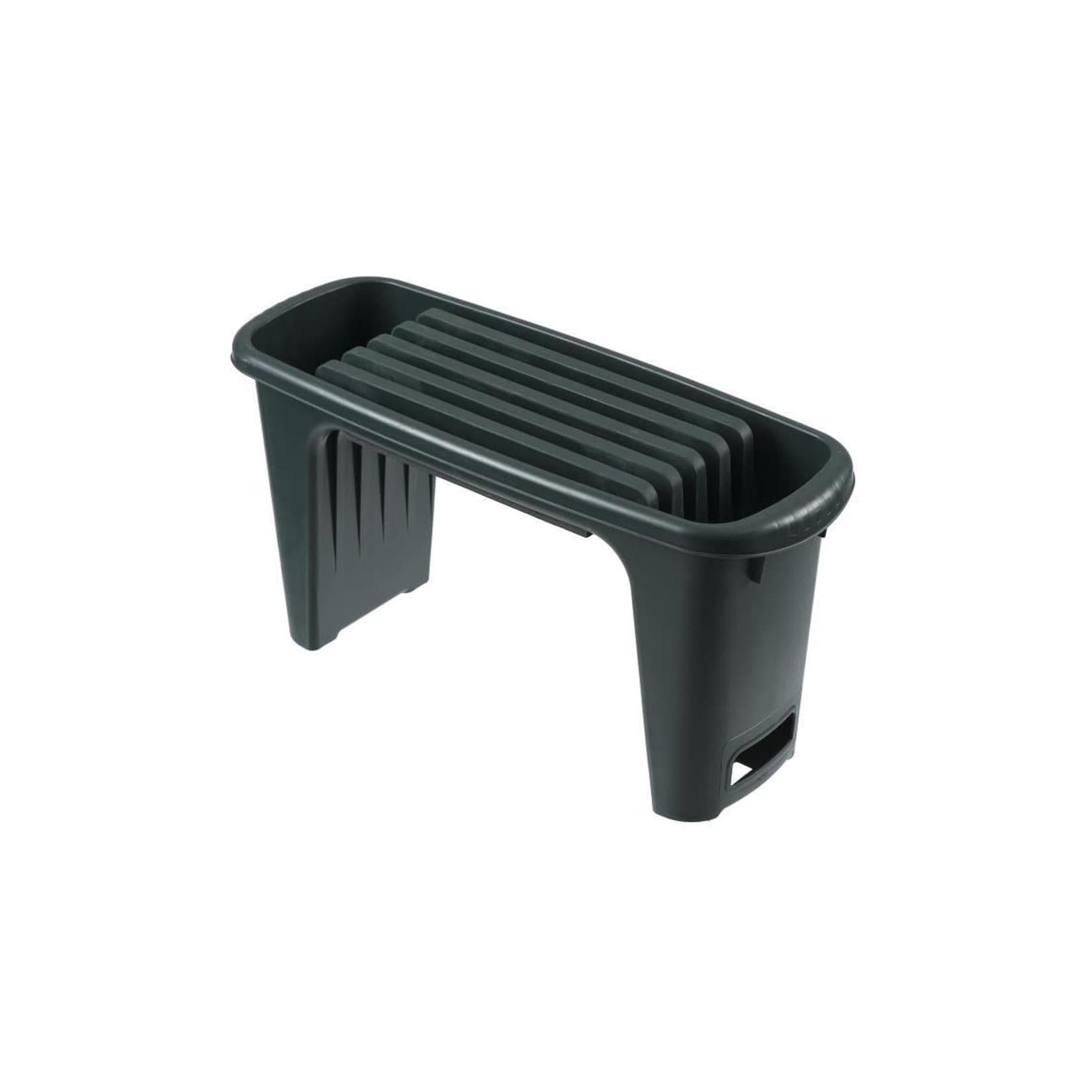 NATURE HDPE Kniehocker Grün – Wendbar als Sitz- oder Kniehocker