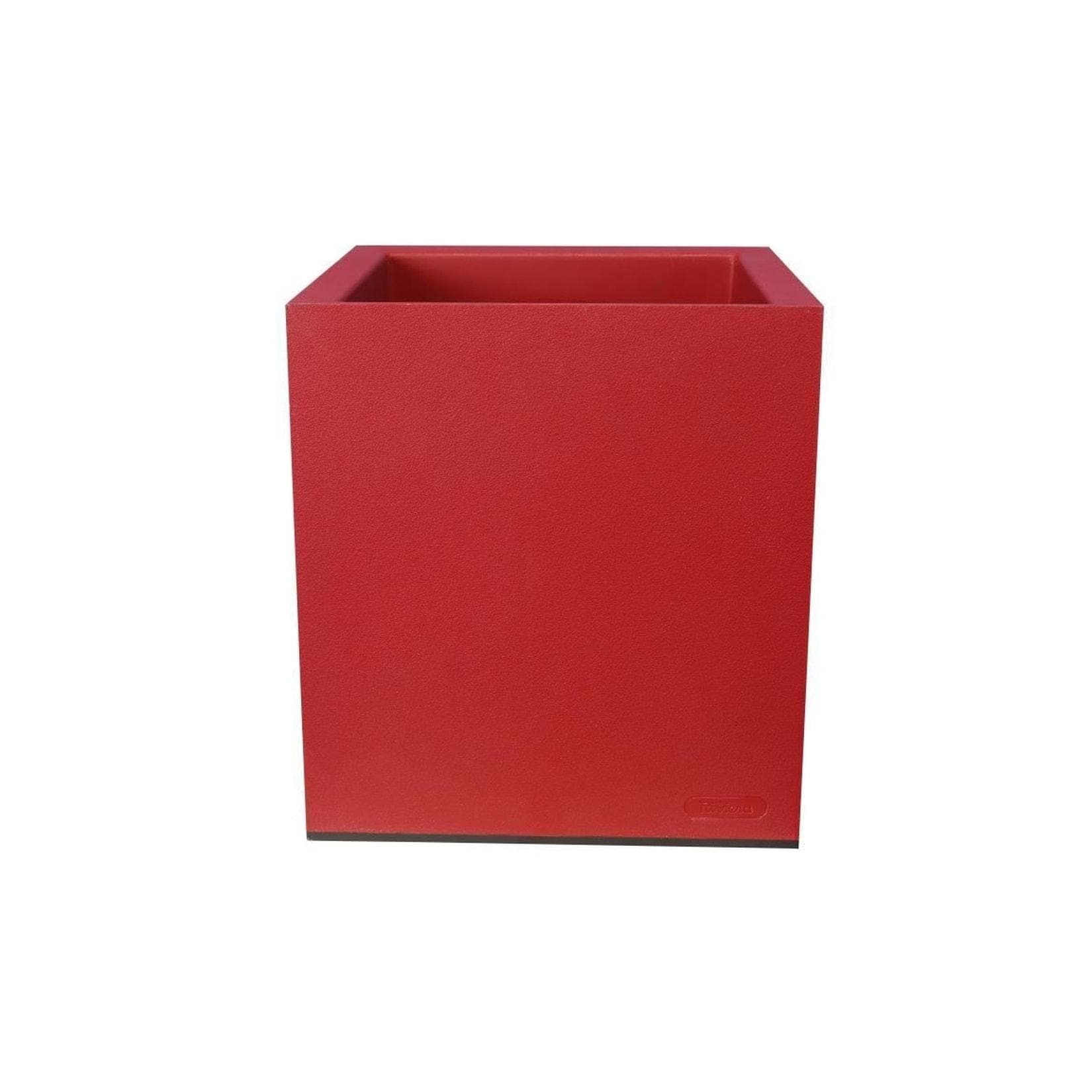RIVIERA Pflanzkübel Granit Bac 40x40 cm Rot