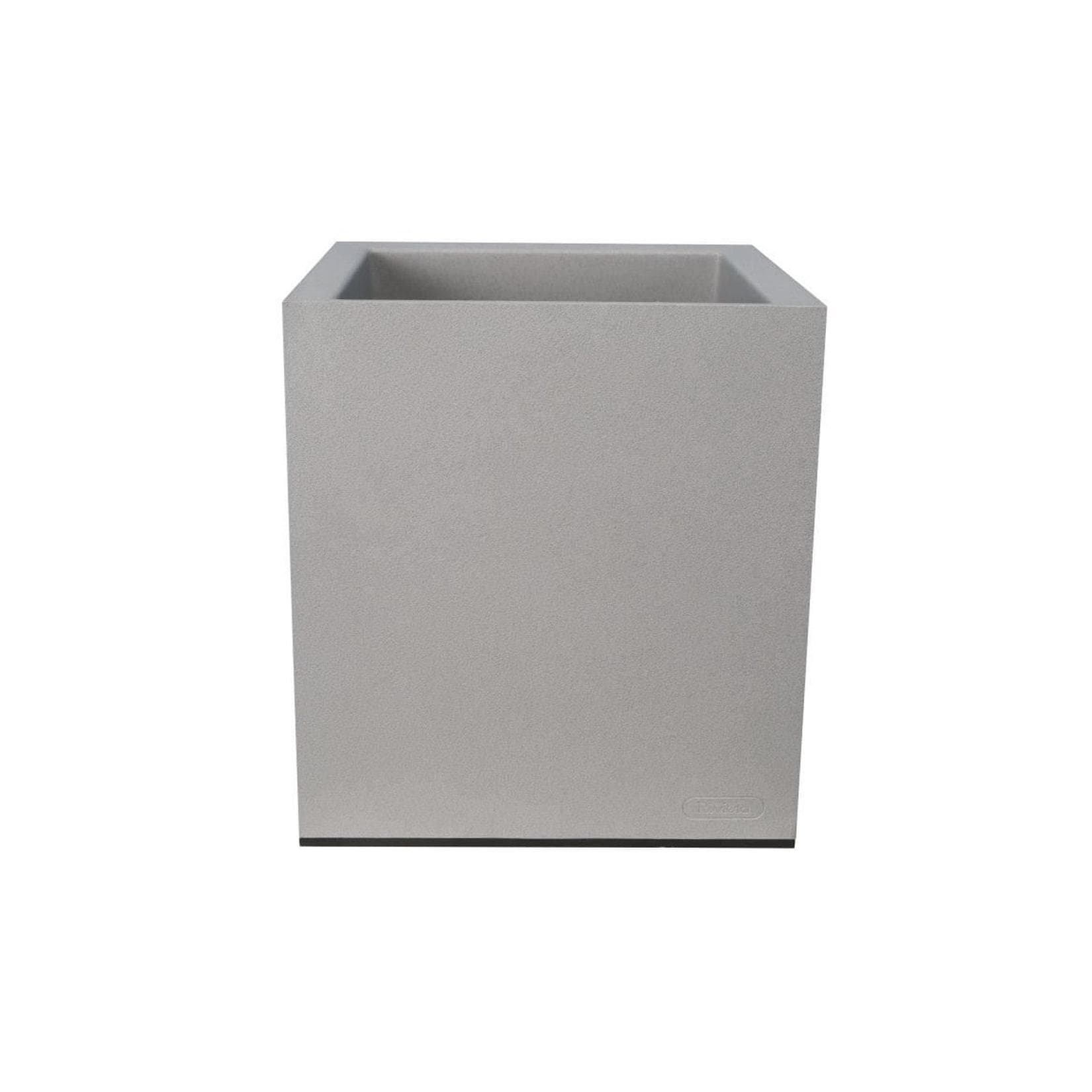 RIVIERA Granitbehälter 40x40 Stein Grau
