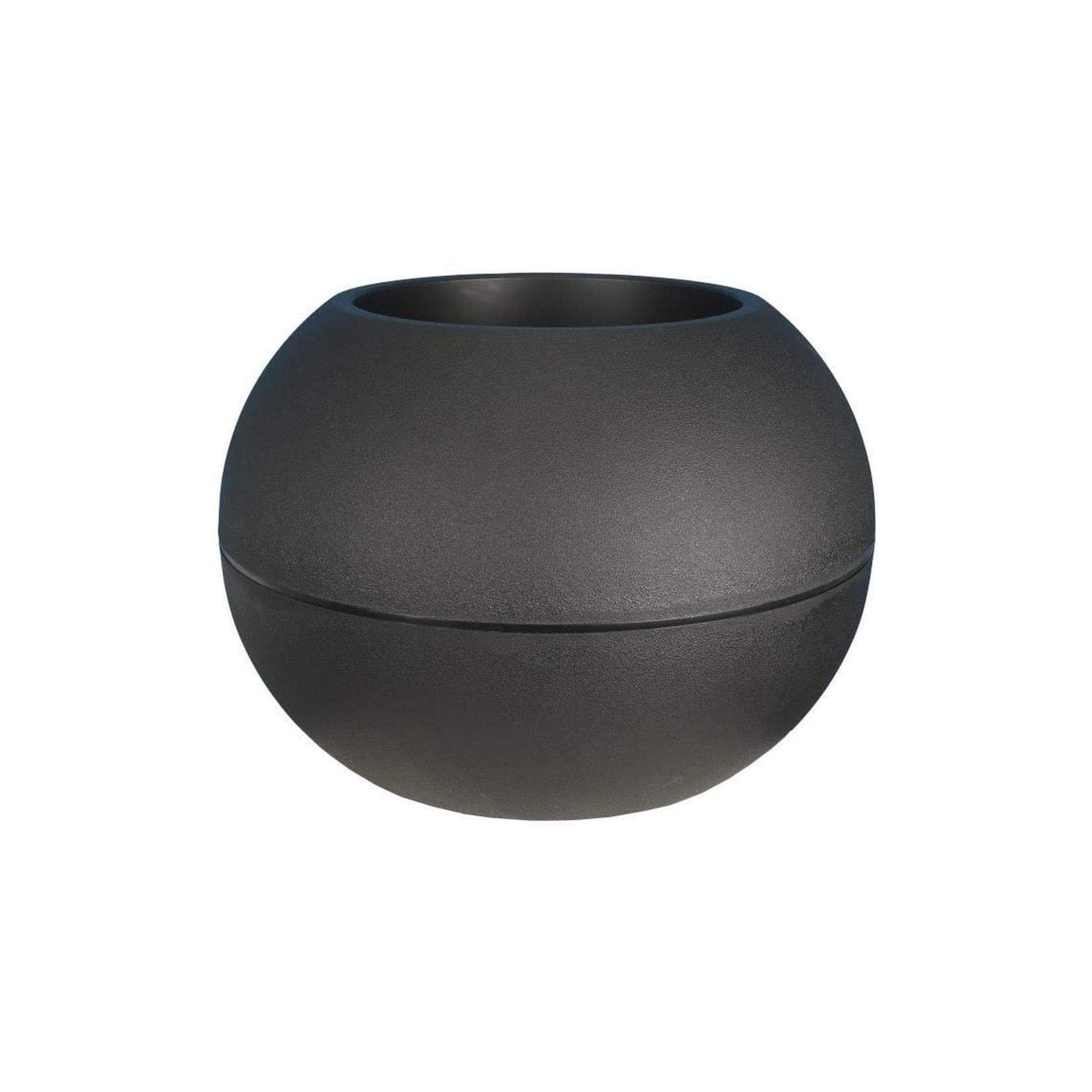 RIVIERA Blumentopf Kugelform D50 Schwarz