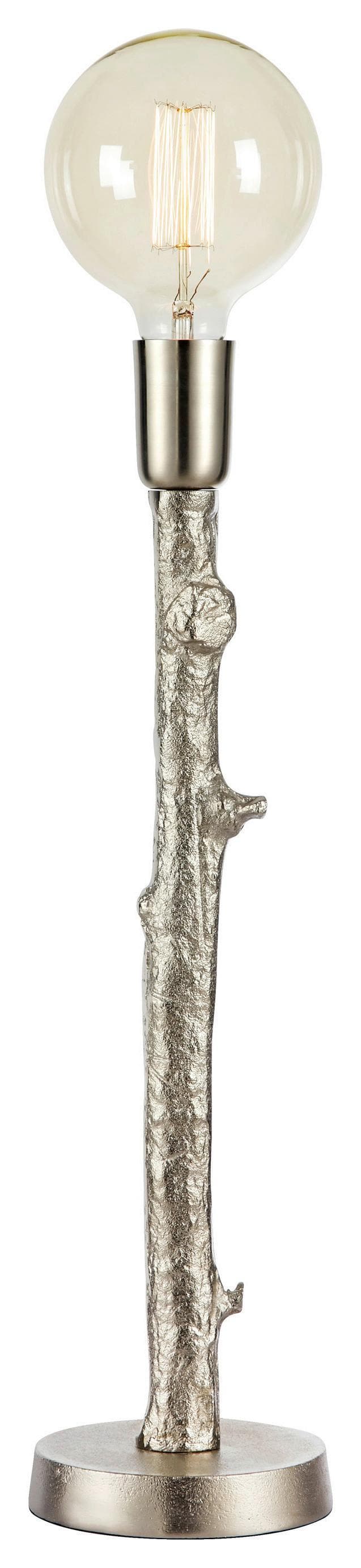 Tischleuchte Ramo Silber Metall