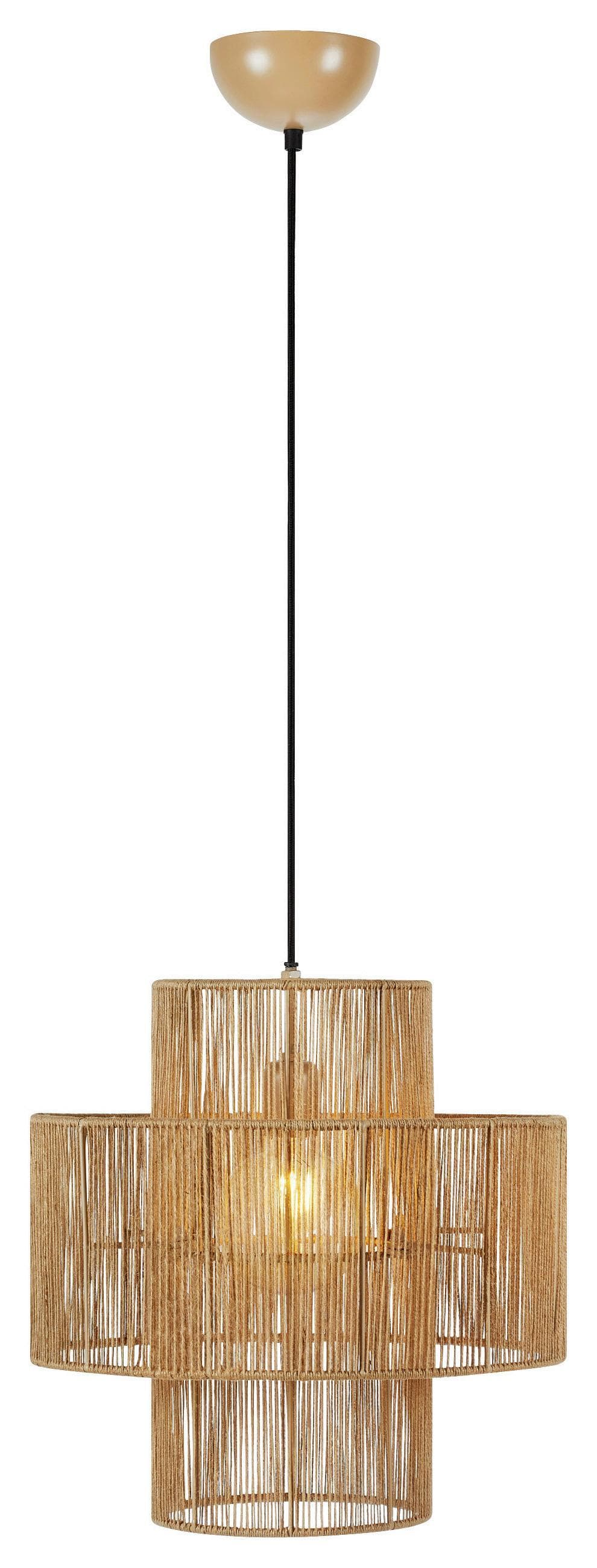 Hängelampe Soga Natur Jute Ø 40 cm
