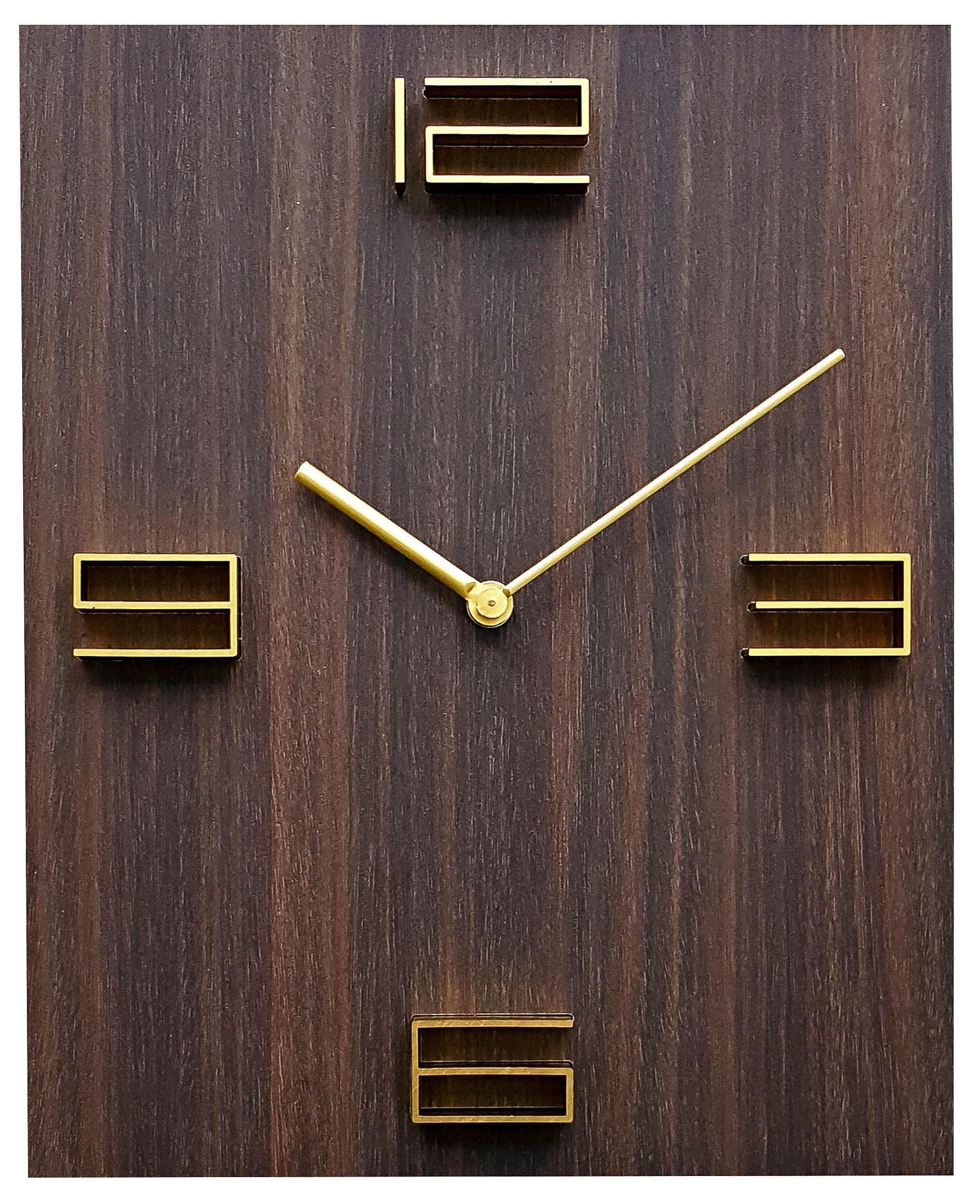Nextime Wanduhr WT2100 Braun Holz