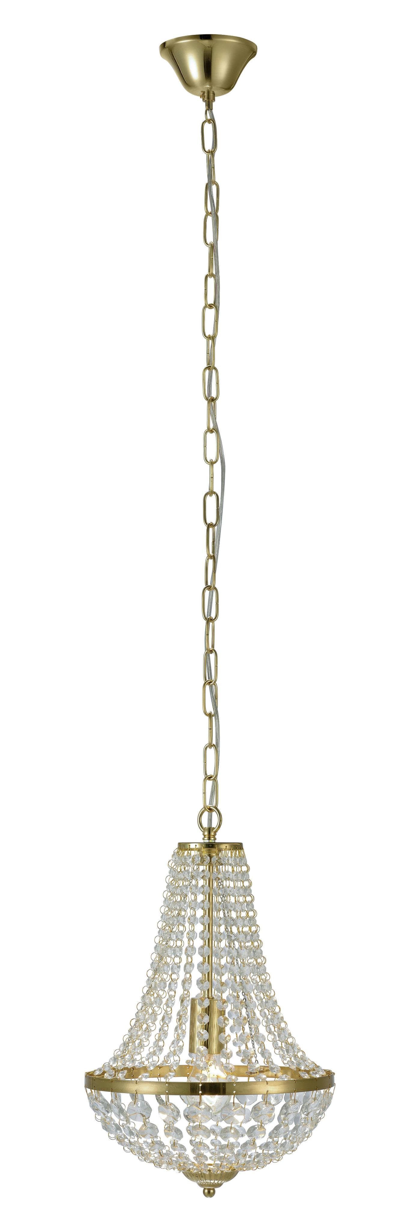 Markslöjd Kronleuchter Gränsö Gold/Weiß max. 60 Watt