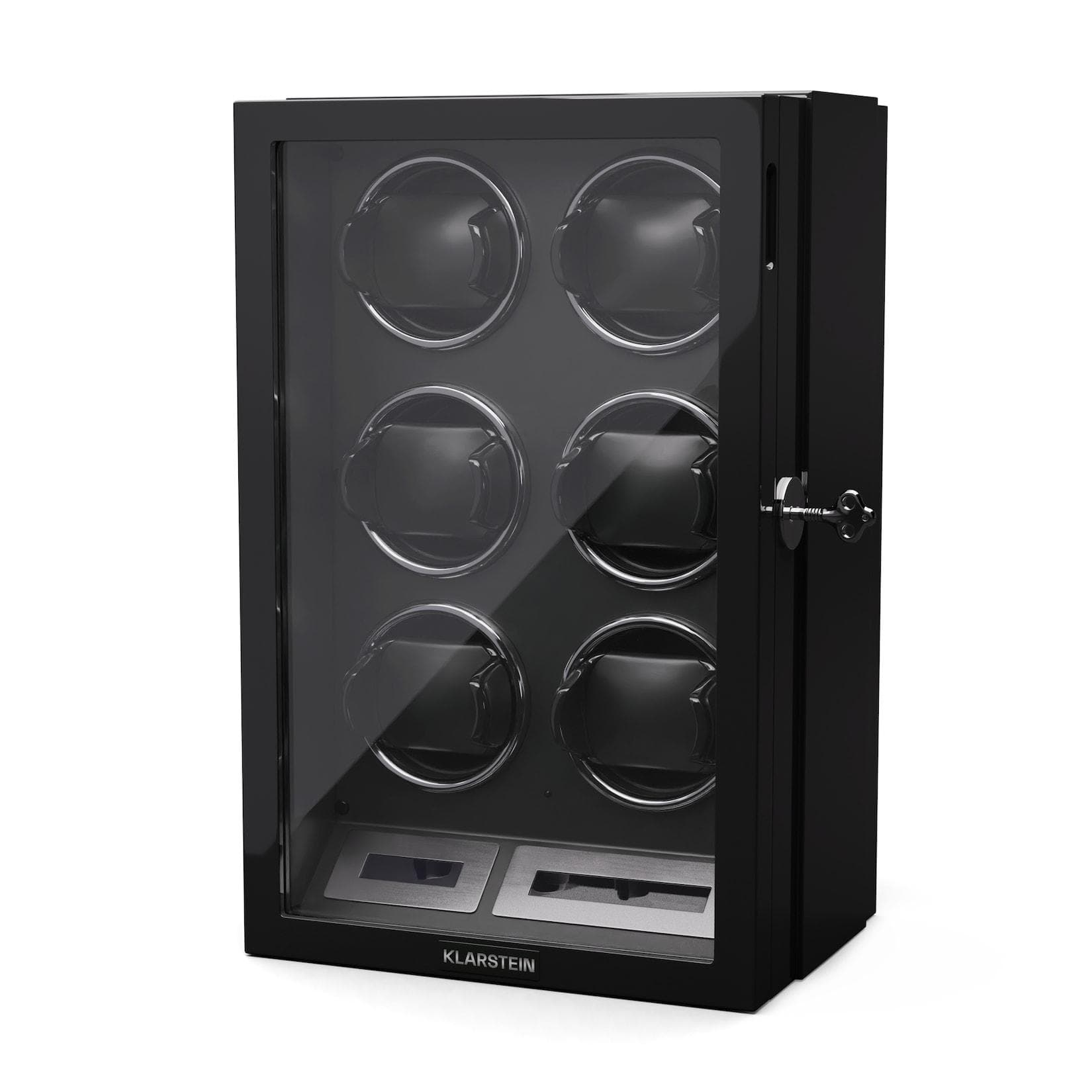 Klarstein Sarthe 6 Uhrenbeweger Schwarz mit LED & Touch