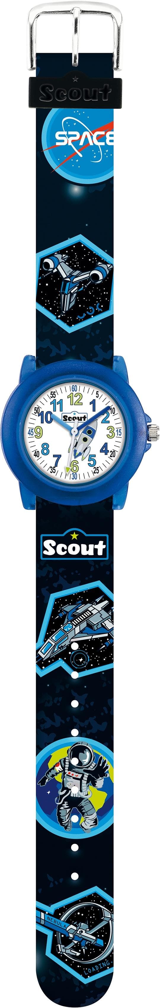 SCOUT Crystal Kinderuhr bunt Polycarbonat Mineralglas