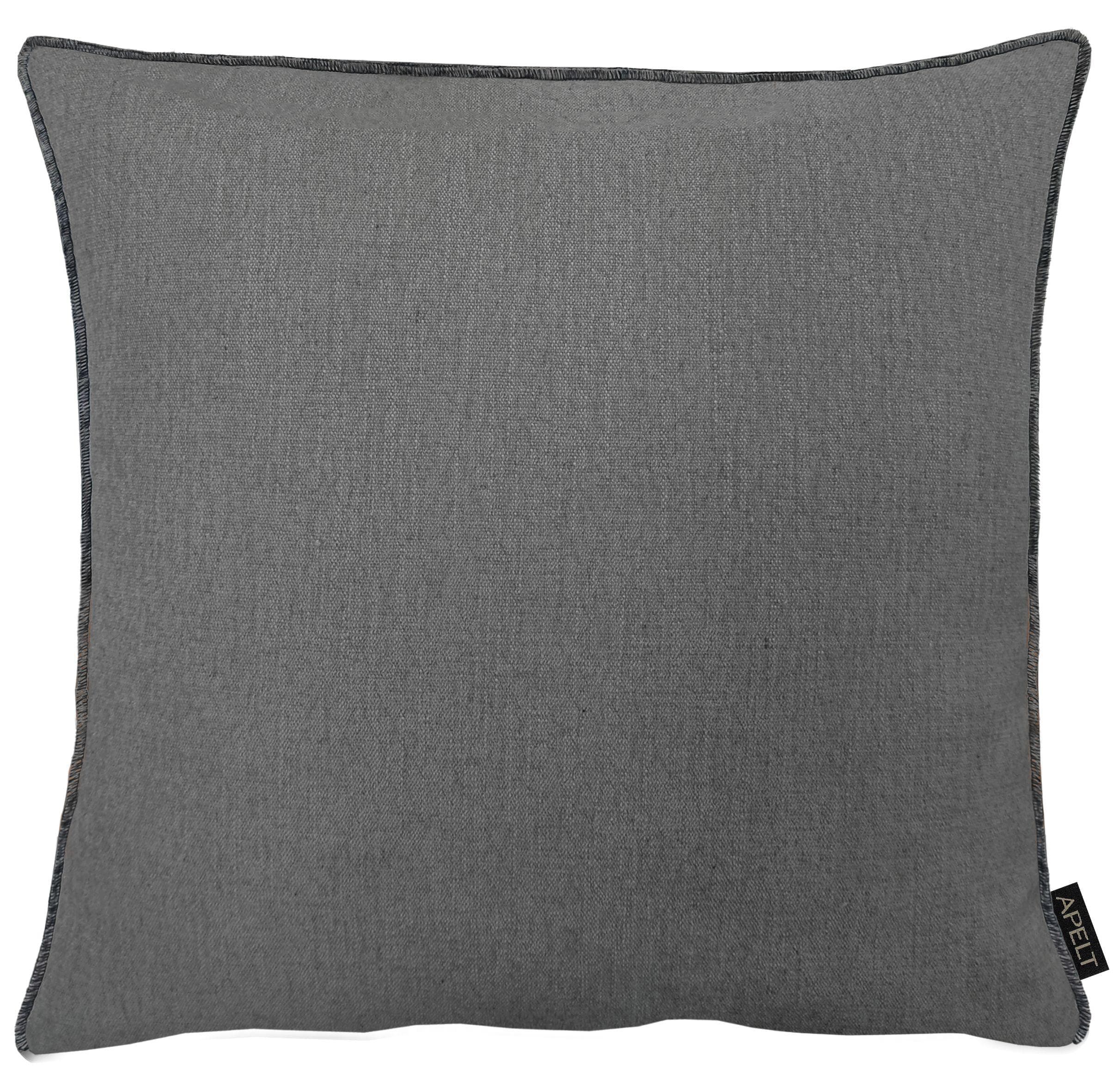 APELT Kissenhülle Stone Anthrazit 46x46cm Leinenlook