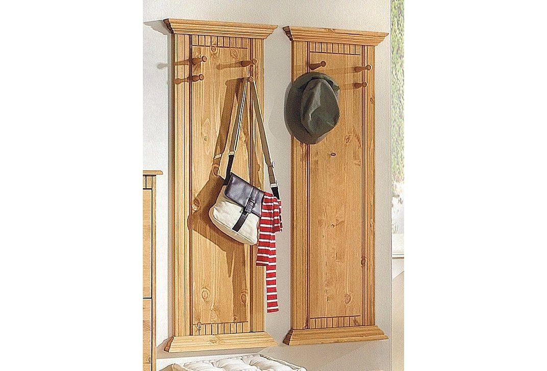 OTTO HOME Garderobenpaneel Rustic Natur Massivkiefer 2 Stück