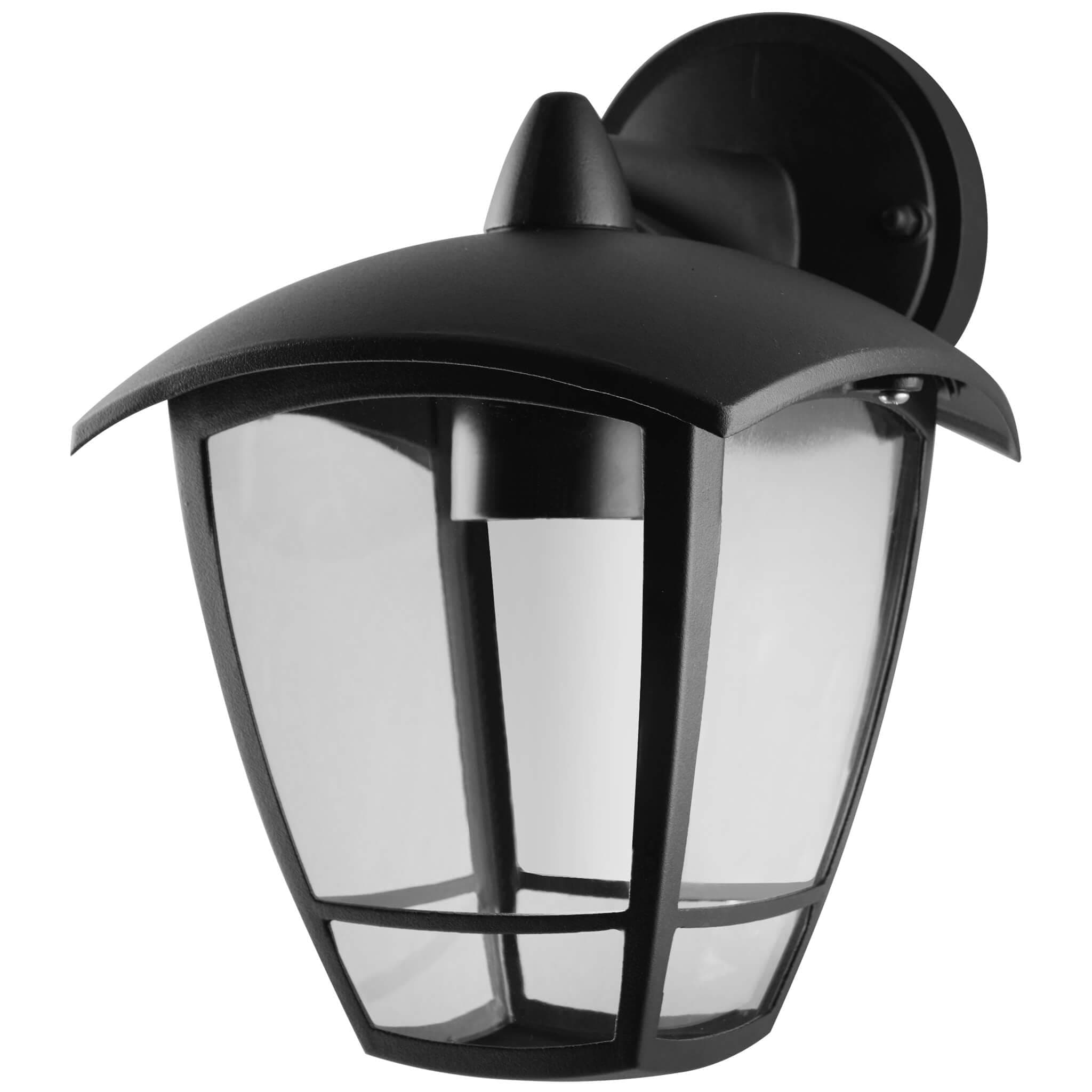 SEGULA Außenwandleuchte Antique down Schwarz Aluminium E27