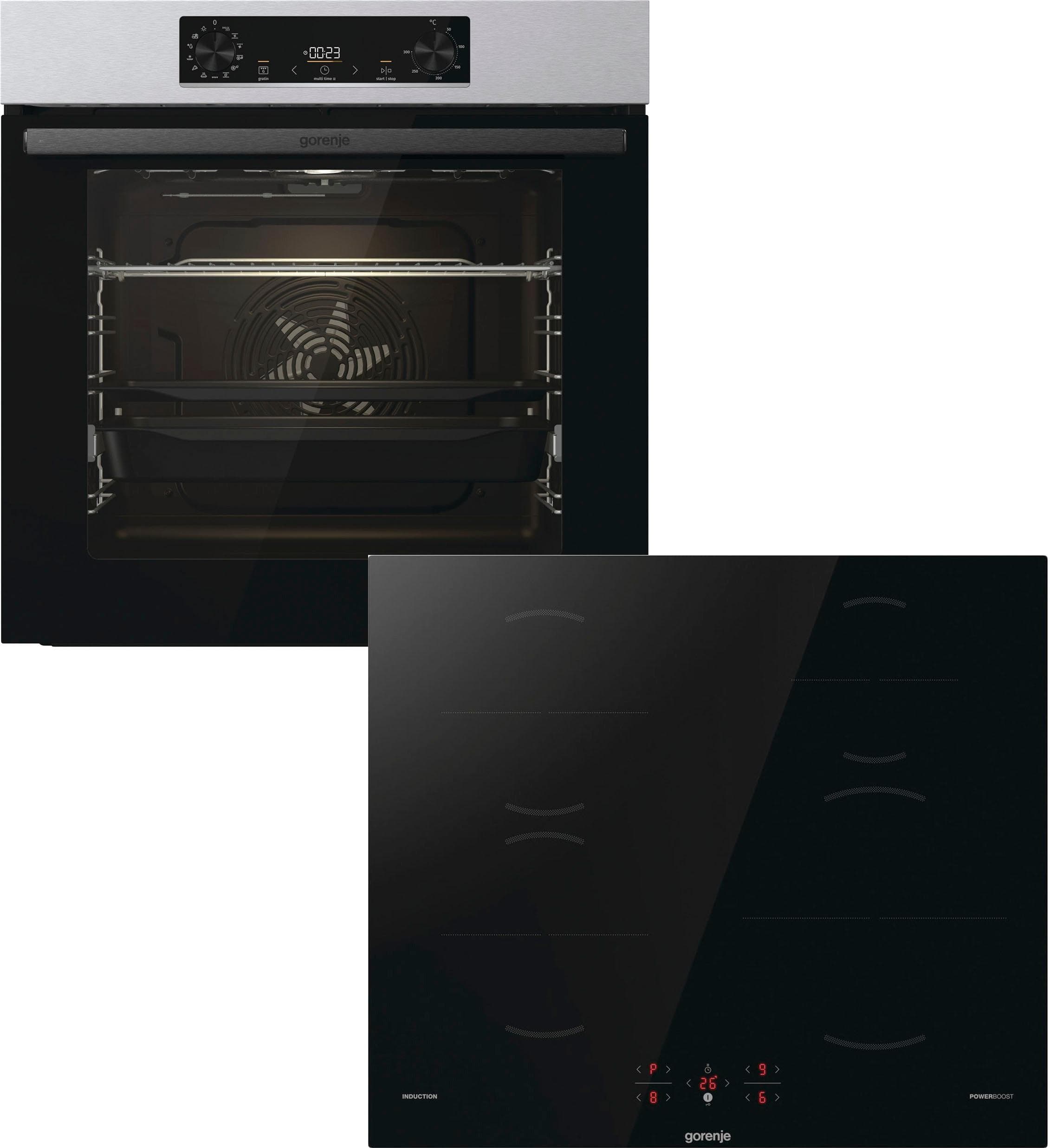 GORENJE Pacific Backofen-Set Basic Induktion 2021 Edelstahl