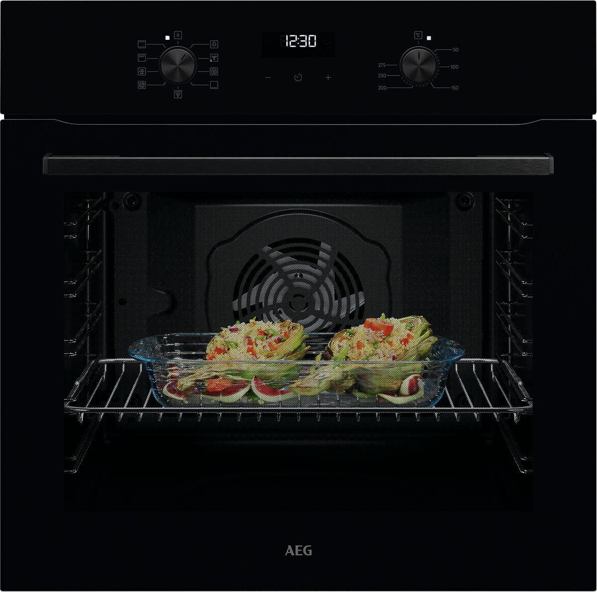 AEG Einbaubackofen TU5AB20WSK Schwarz Multilevel Cooking