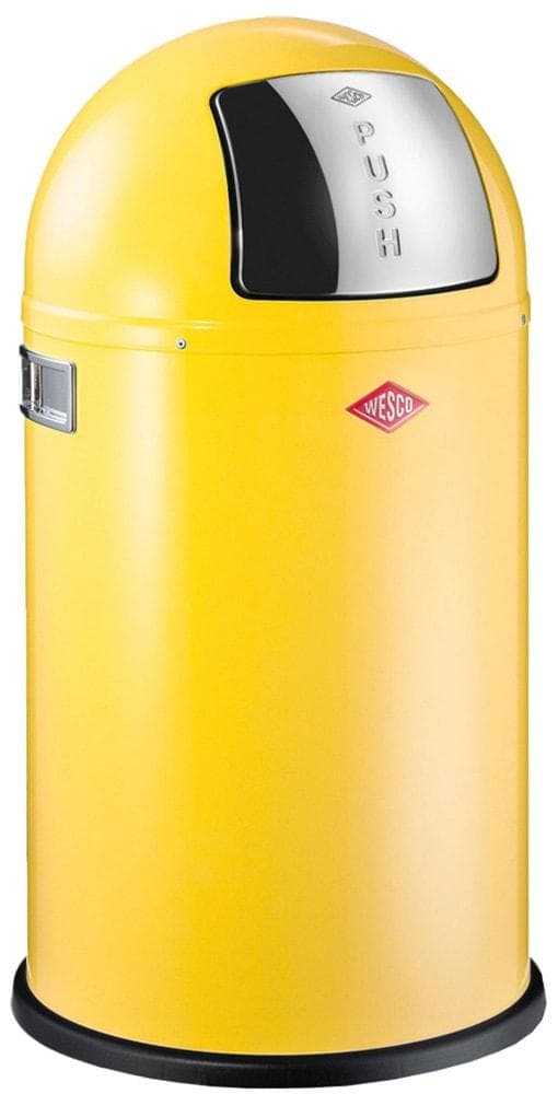 WESCO Pushboy Junior Abfallsammler Lemongelb 22 Liter
