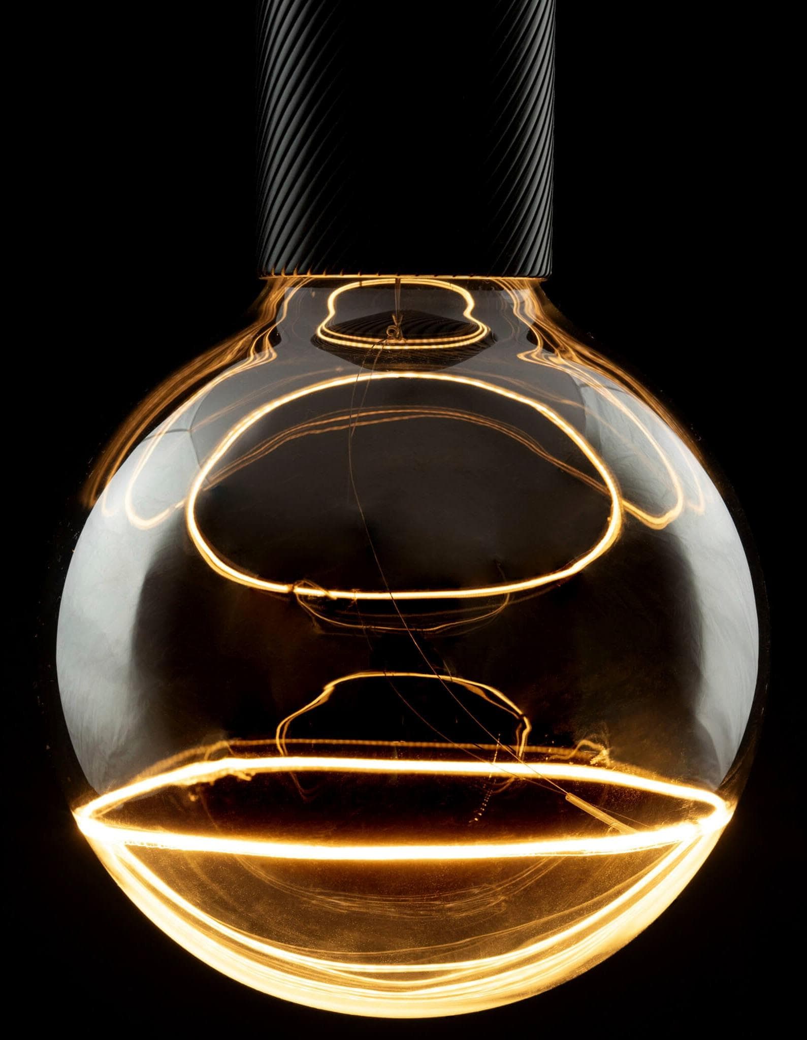Segula LED Illusion G125 E27 5W Dimmbar Rauch/Klar