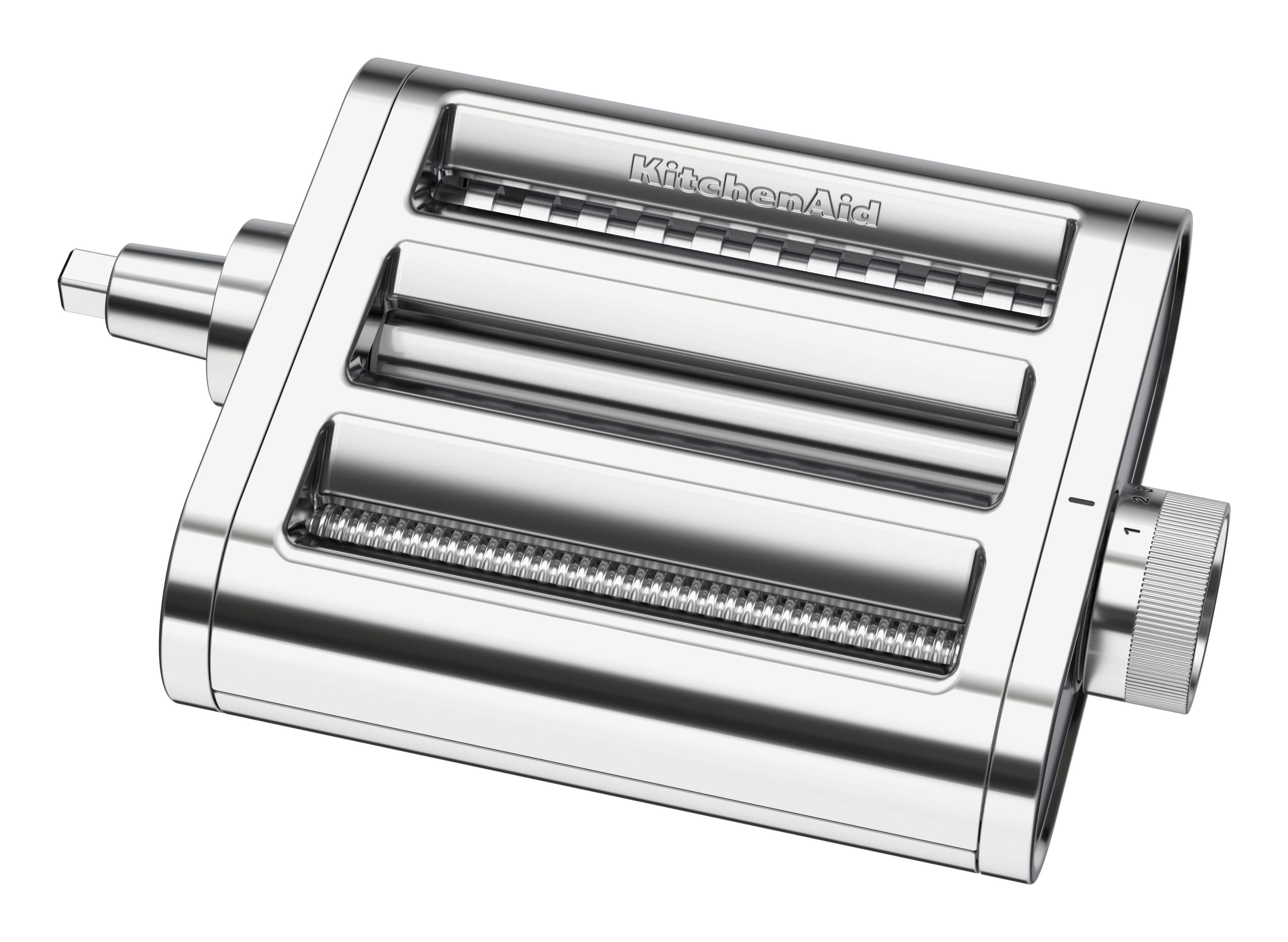 KitchenAid 3-in-1 Nudelvorsatz Edelstahl Zubehör-Set