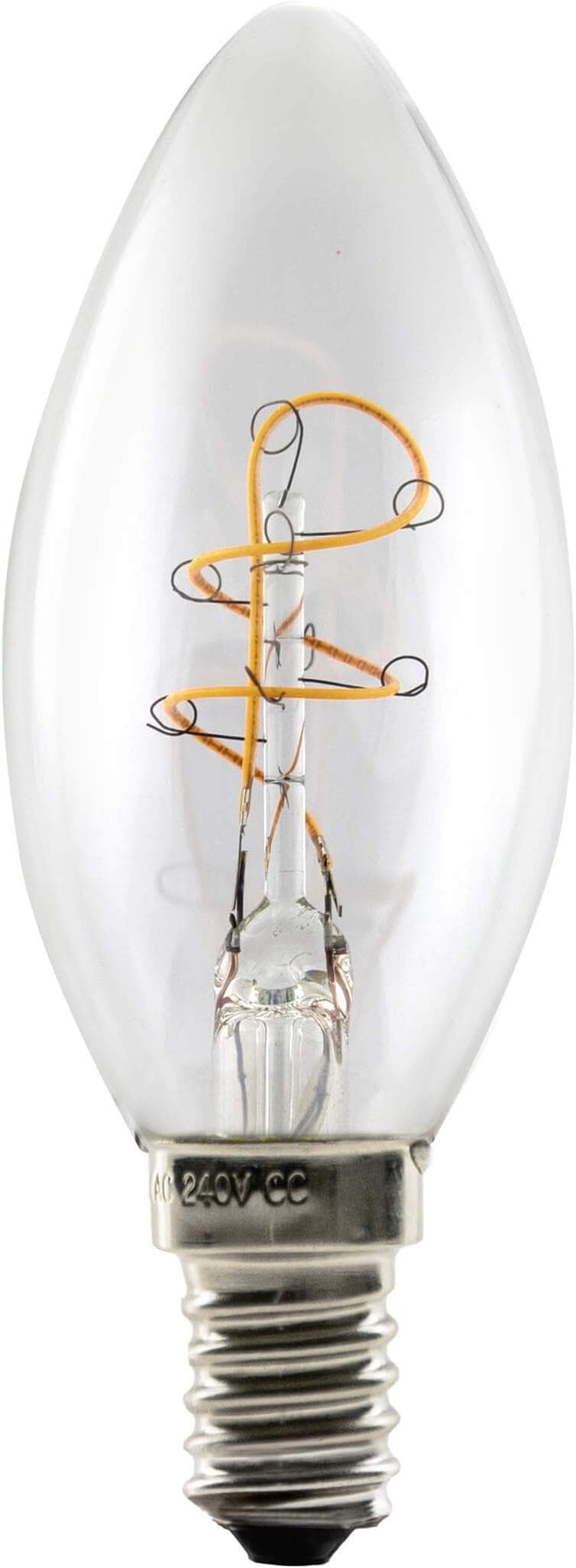 SEGULA LED Kerzenlampe Elegant Line E14 3W 2.700K Filament dimmbar