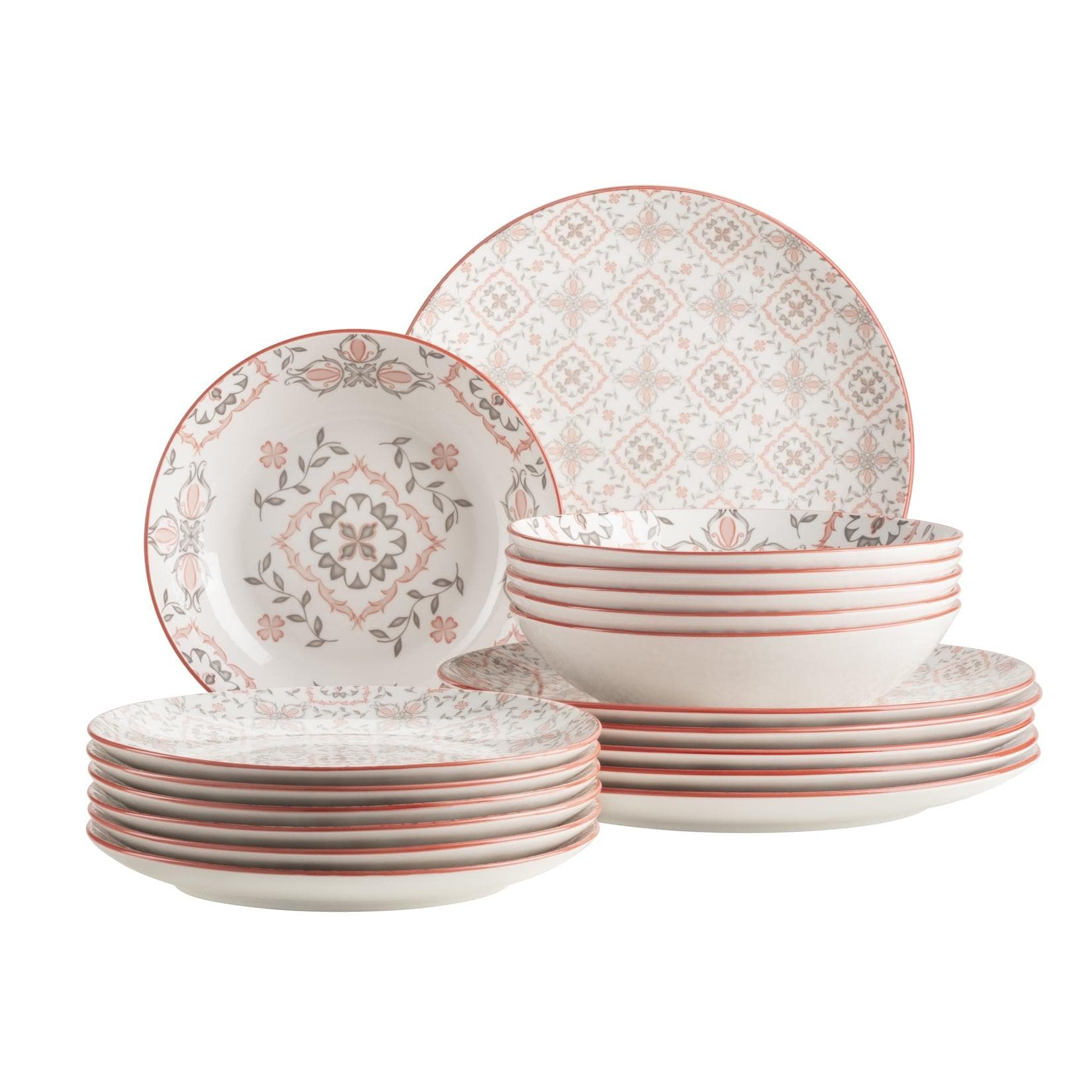Mäser Teller Set Porzellan Granada Mediterranes Design