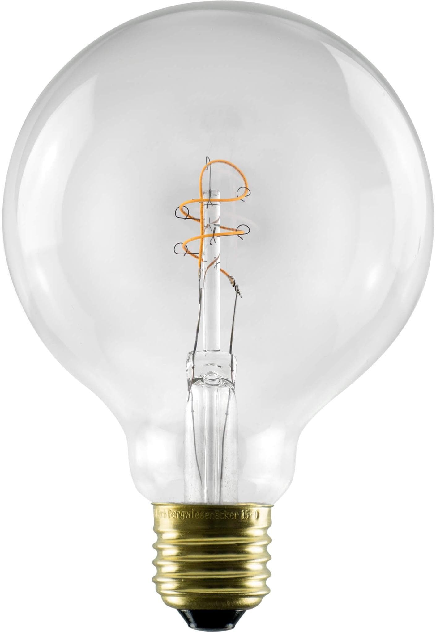 SEGULA LED Elegant Line E27 3W G95 2.200 K Filament dimmbar