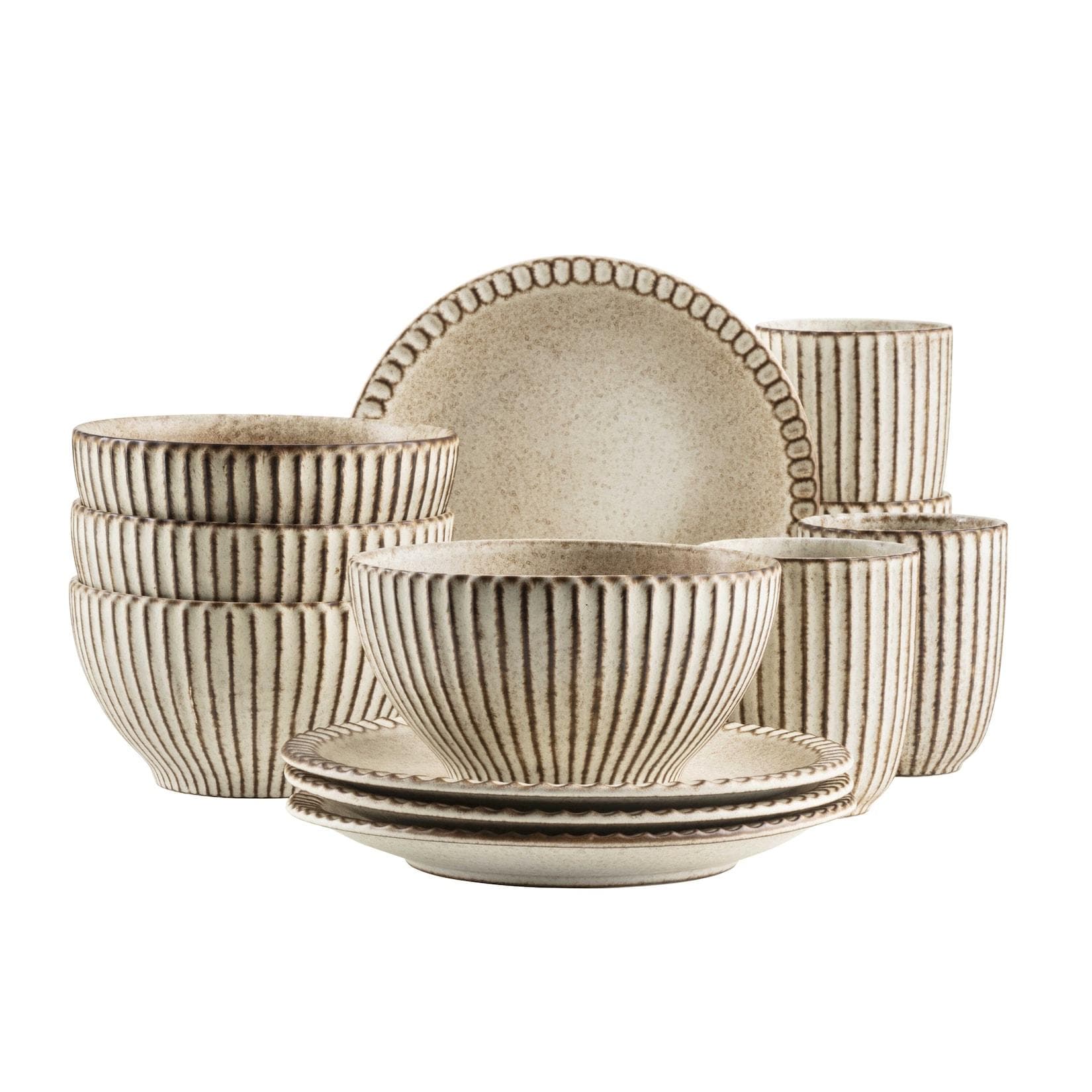 Mäser Frühstück Set Ida Steinzeug Beige