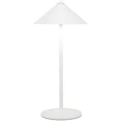 Zafferano Pina L Desk Tischleuchte Weiß Kabellos LED