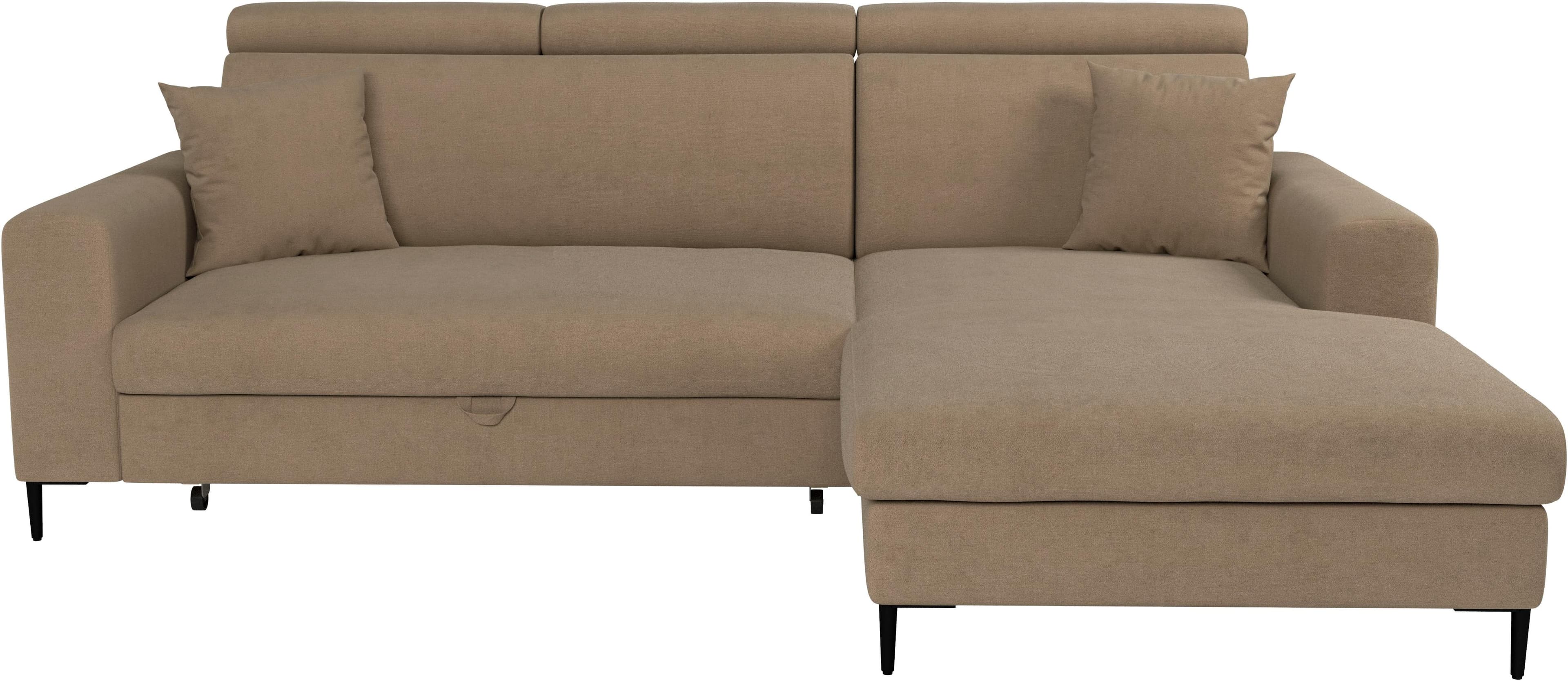 Ecksofa Nizza mit Schlaffunktion und Bettkasten Antelop