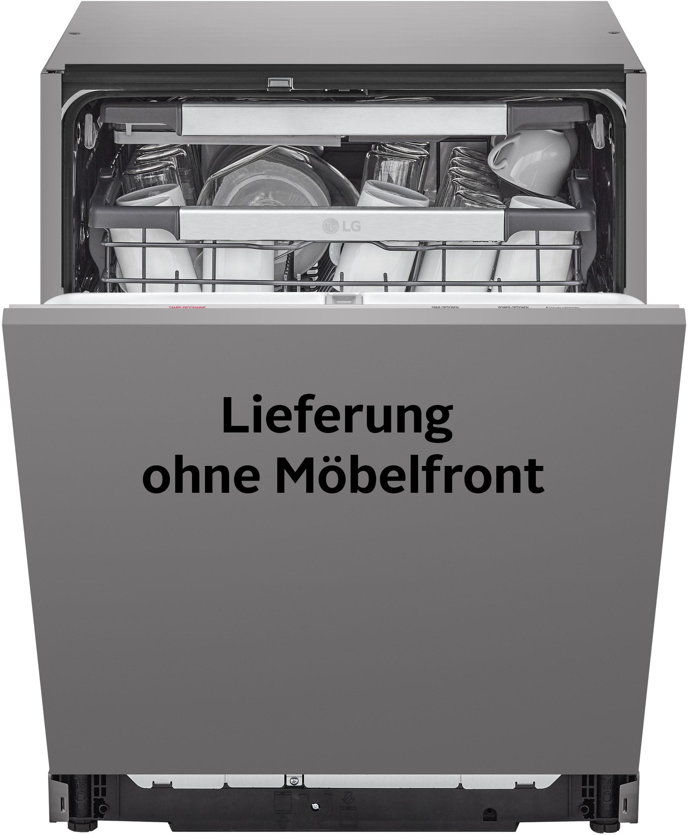 LG Geschirrspüler DB476TXS vollintegrierbar silber