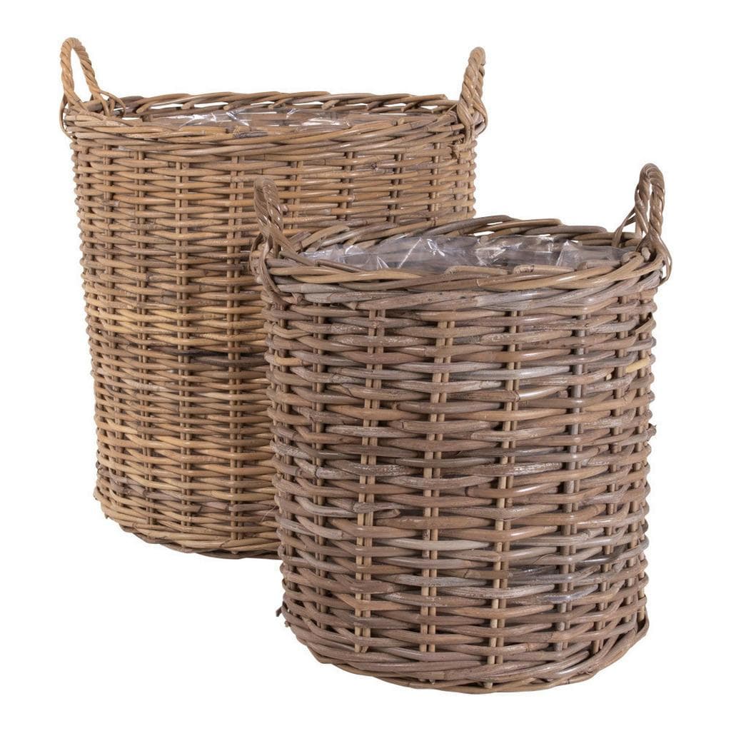 Korbset Braun 2-teilig Mömax