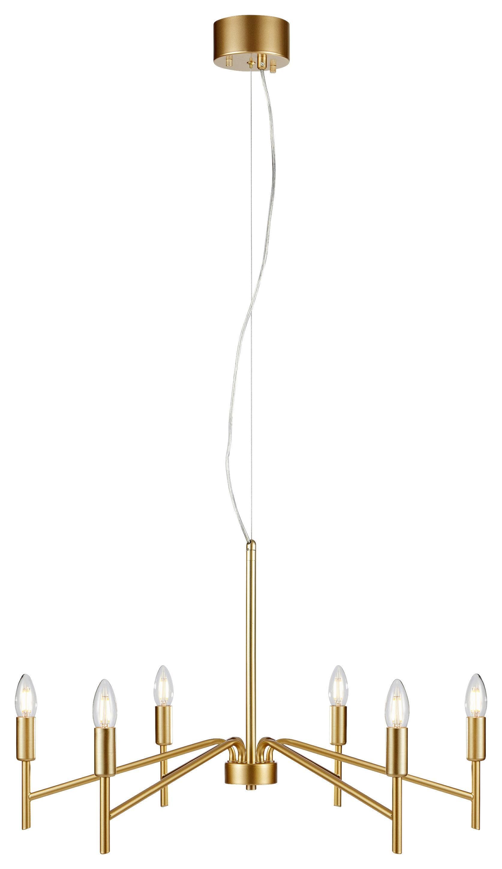 Markslöjd Kronleuchter Monarch Gold max. 18 Watt