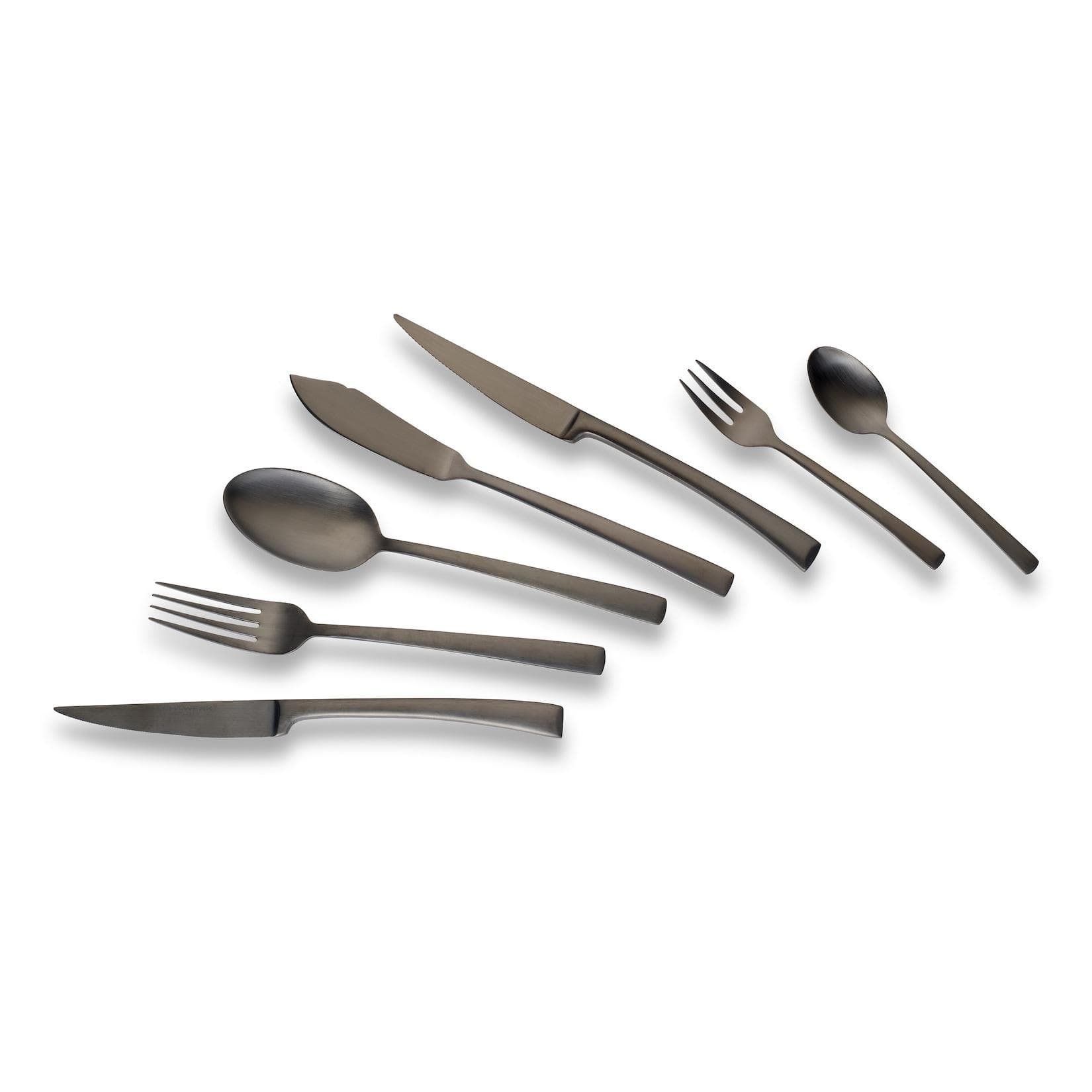Echtwerk Tafelbesteck AVELINO 42 tlg. Black-Edition