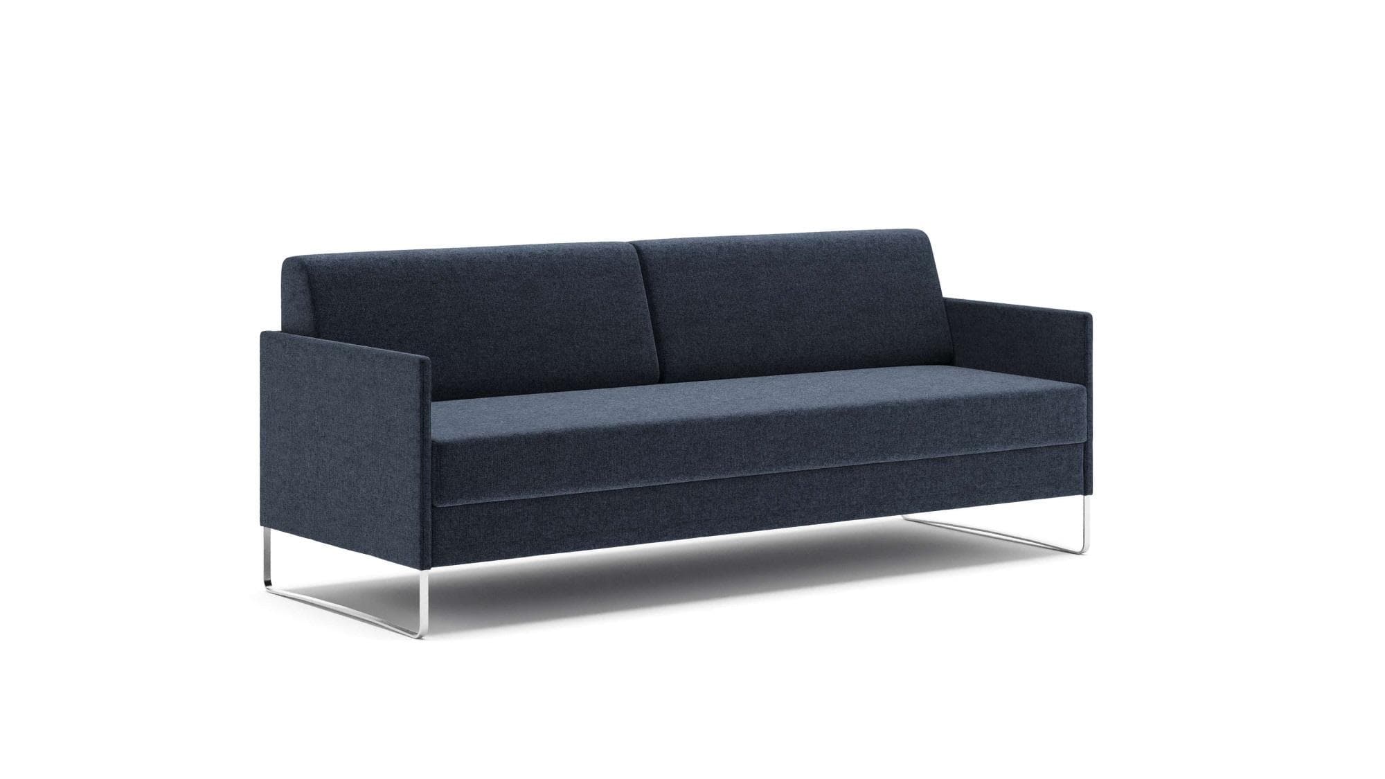 Schlafsofa HESTBÆK 3-Sitzer tiefblau mit Klappfunktion
