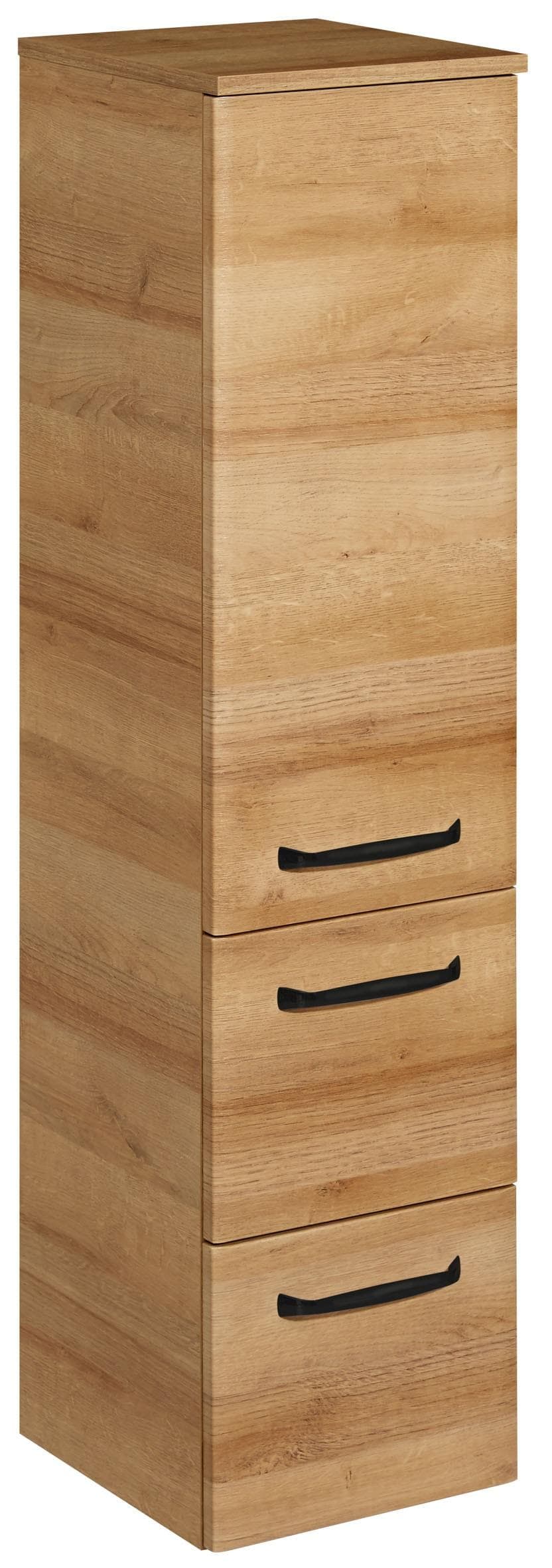 Midischrank SAPHIR Quickset 318 mit 1 Tür und 2 Auszügen, Riviera Eiche