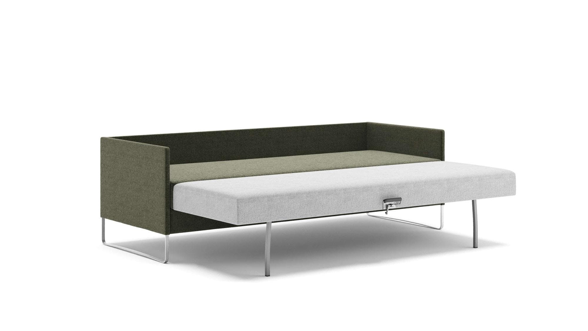 HESTBÆK Schlafsofa 3-Sitzer Klappfunktion Winter Moss