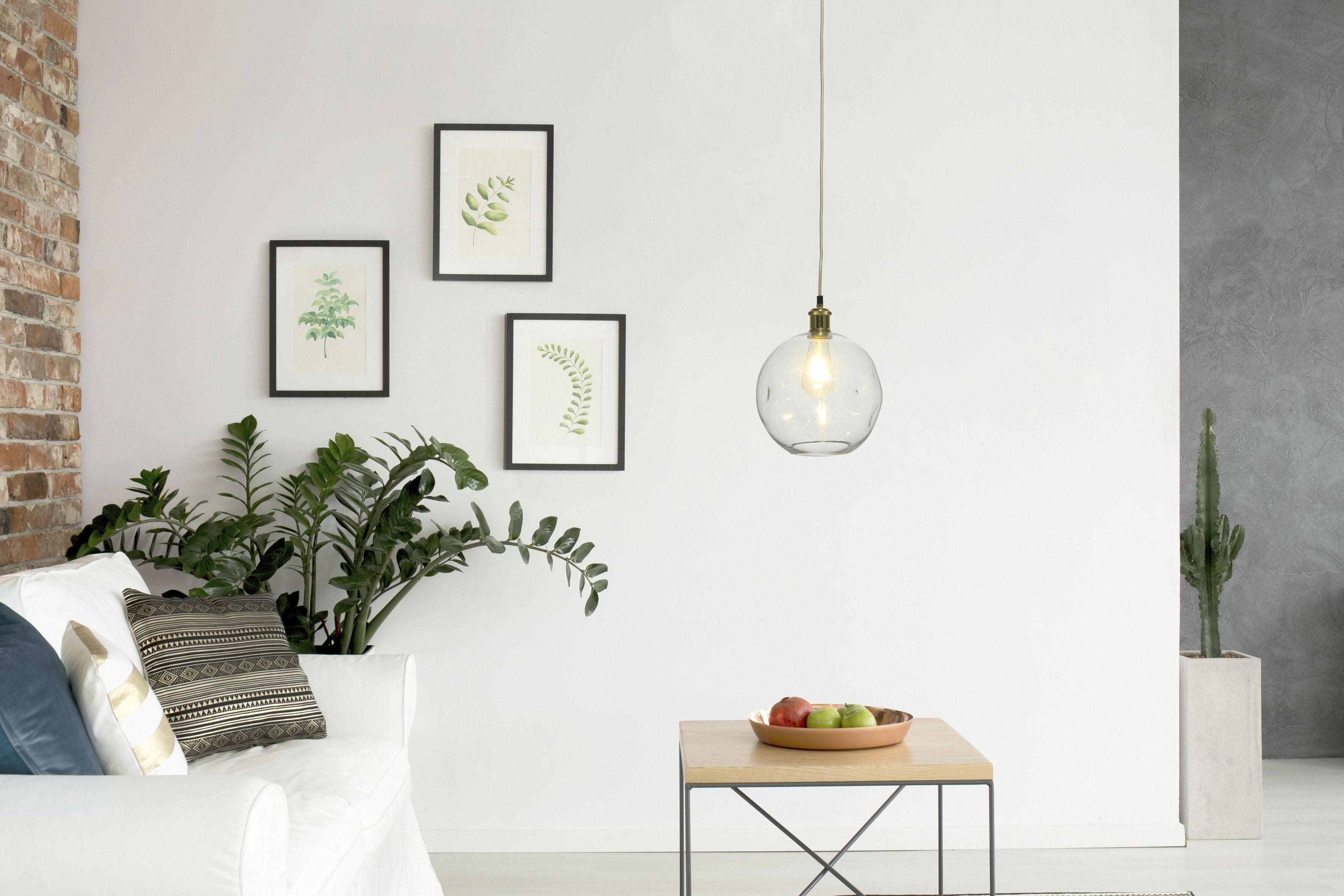 KAYOOM Hängeleuchte Natalie Transparent Glas Retro