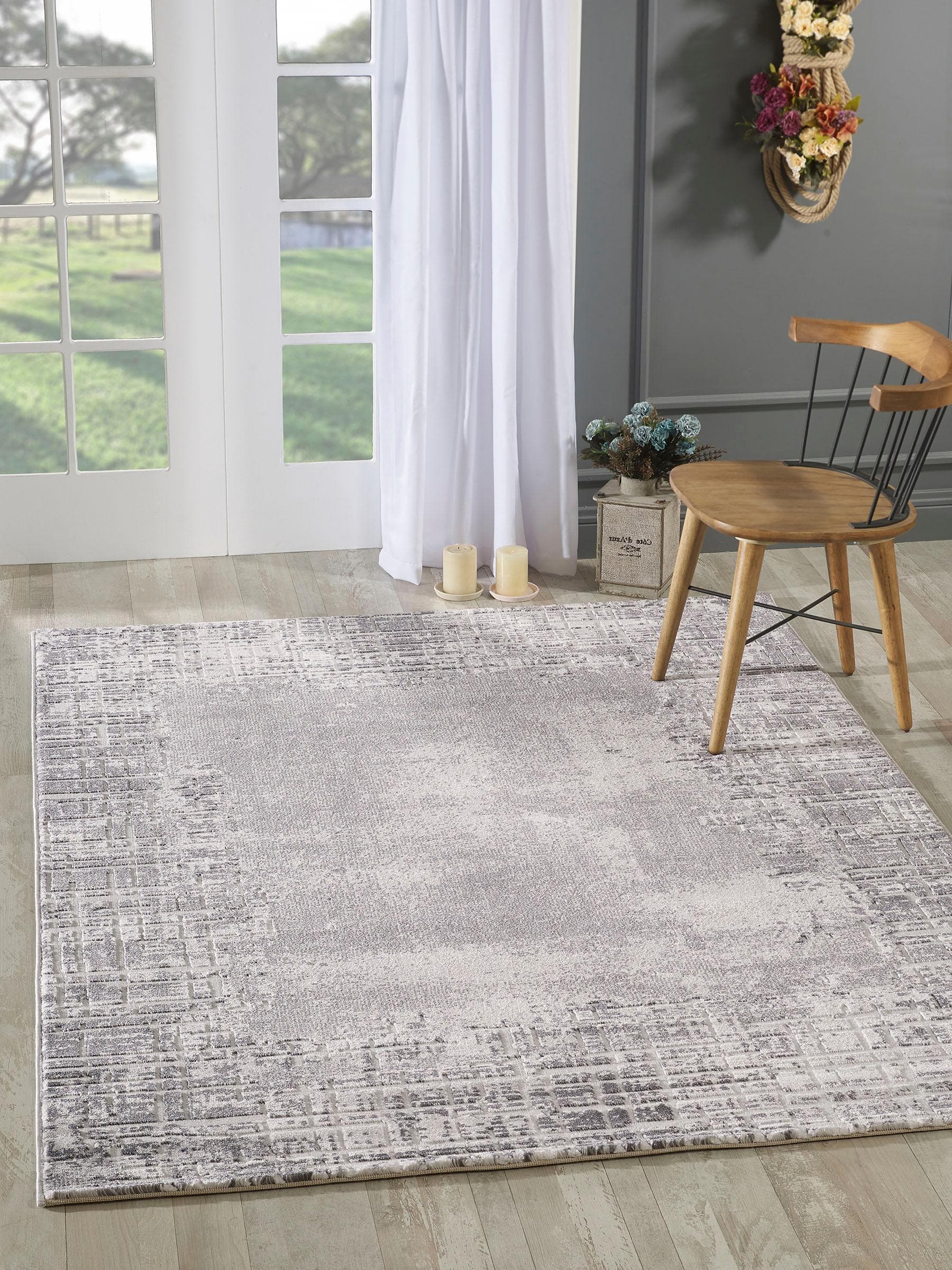 Teppich SANAT Harmony 3210 Kurzflor Hellgrau