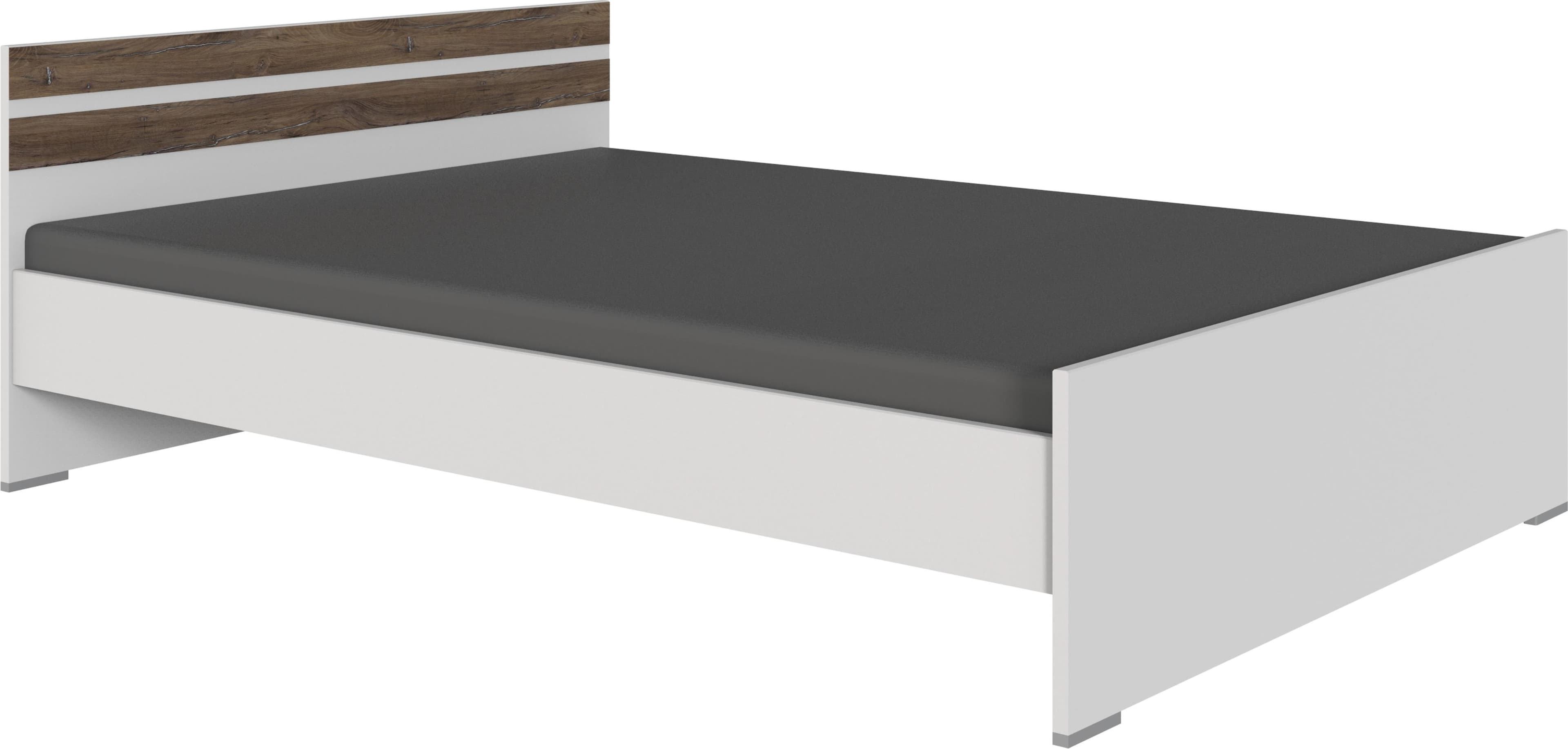 Wimex Joker Gästebett Weiß Flagstaff Eiche Modern