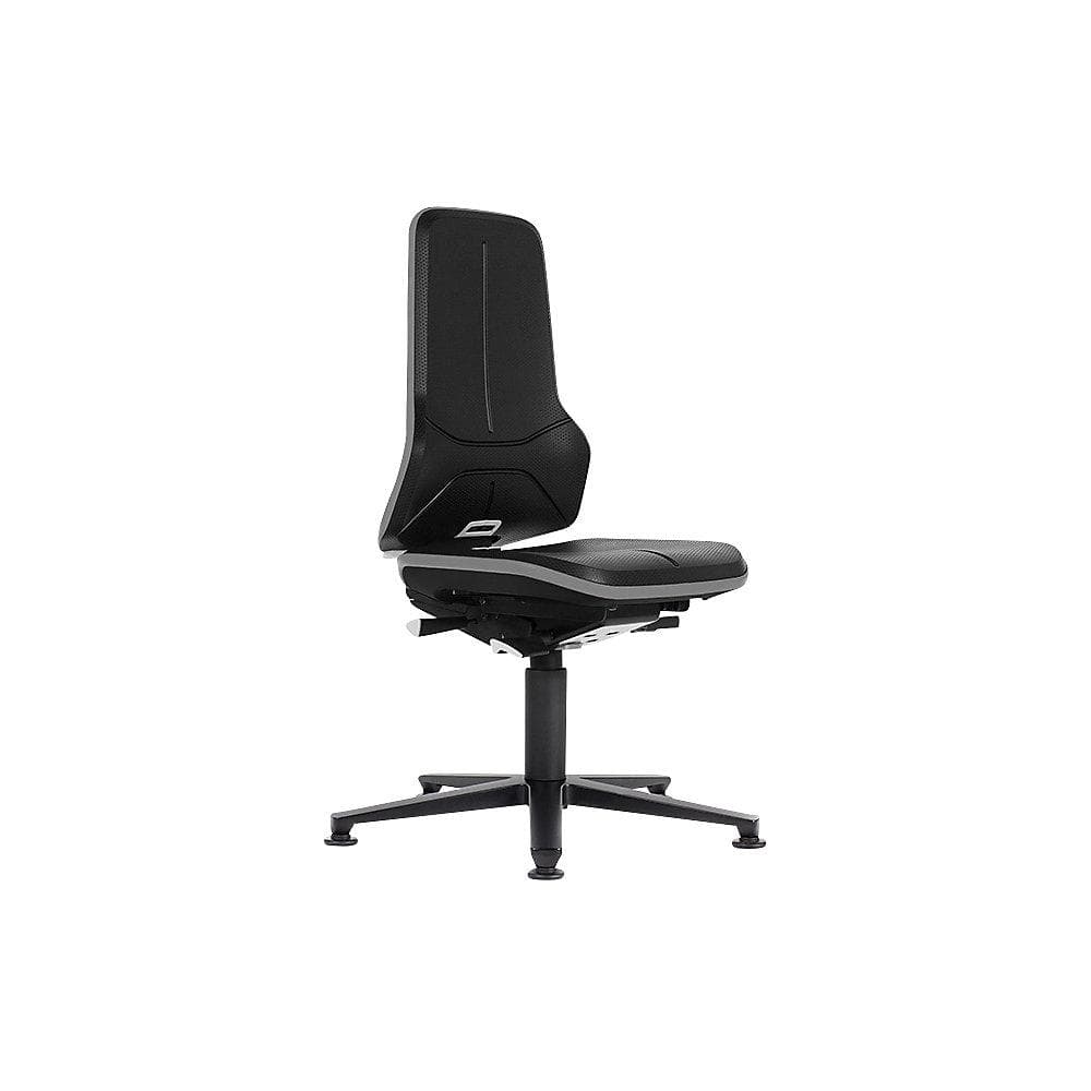 bimos NEON Arbeitsdrehstuhl ESD Schwarz Grau Permanentkontakt