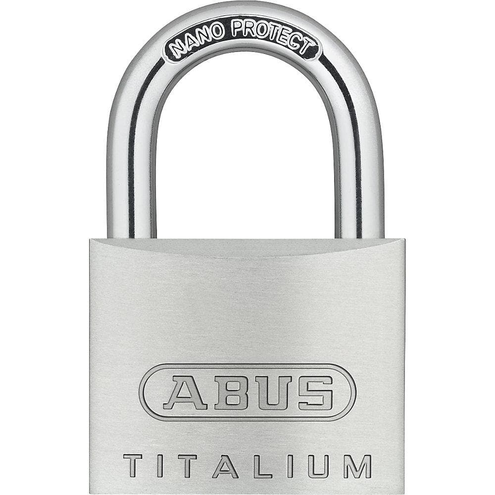 Zylindervorhangschloss 64TI/40 Schlosskörper-B.40mm Titalium versch.-schl.ABUS