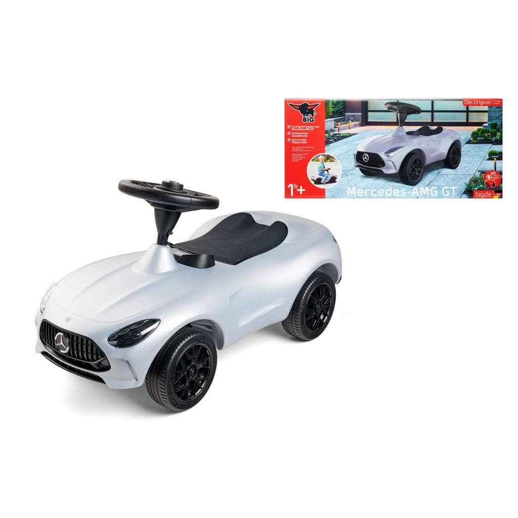 BIG Rutscherauto Mercedes-AMG GT Silber Kinderrutscher