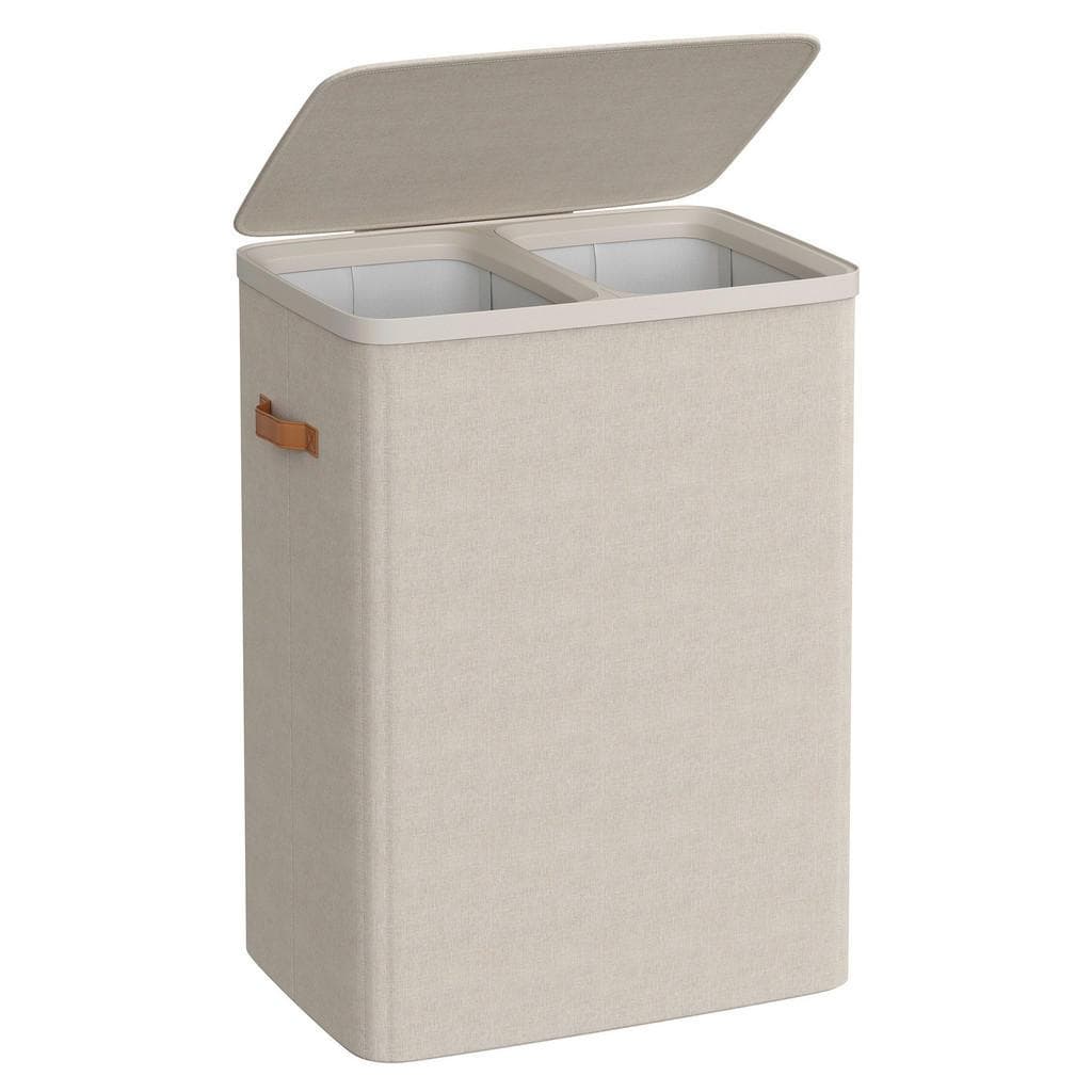 XXXLutz Wäschekorb Cappuccino 170L mit Deckel