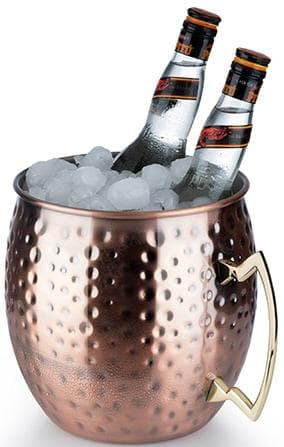 BUDDY'S Wein- und Sektkühler Moscow Mule Design Kupferfarben Edelstahl
