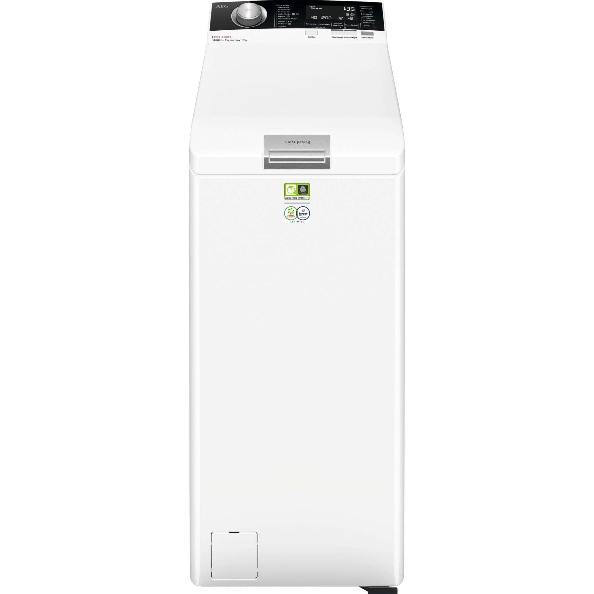 AEG Waschmaschine Toplader LTR8A80370 mit ProSteam Dampffunktion